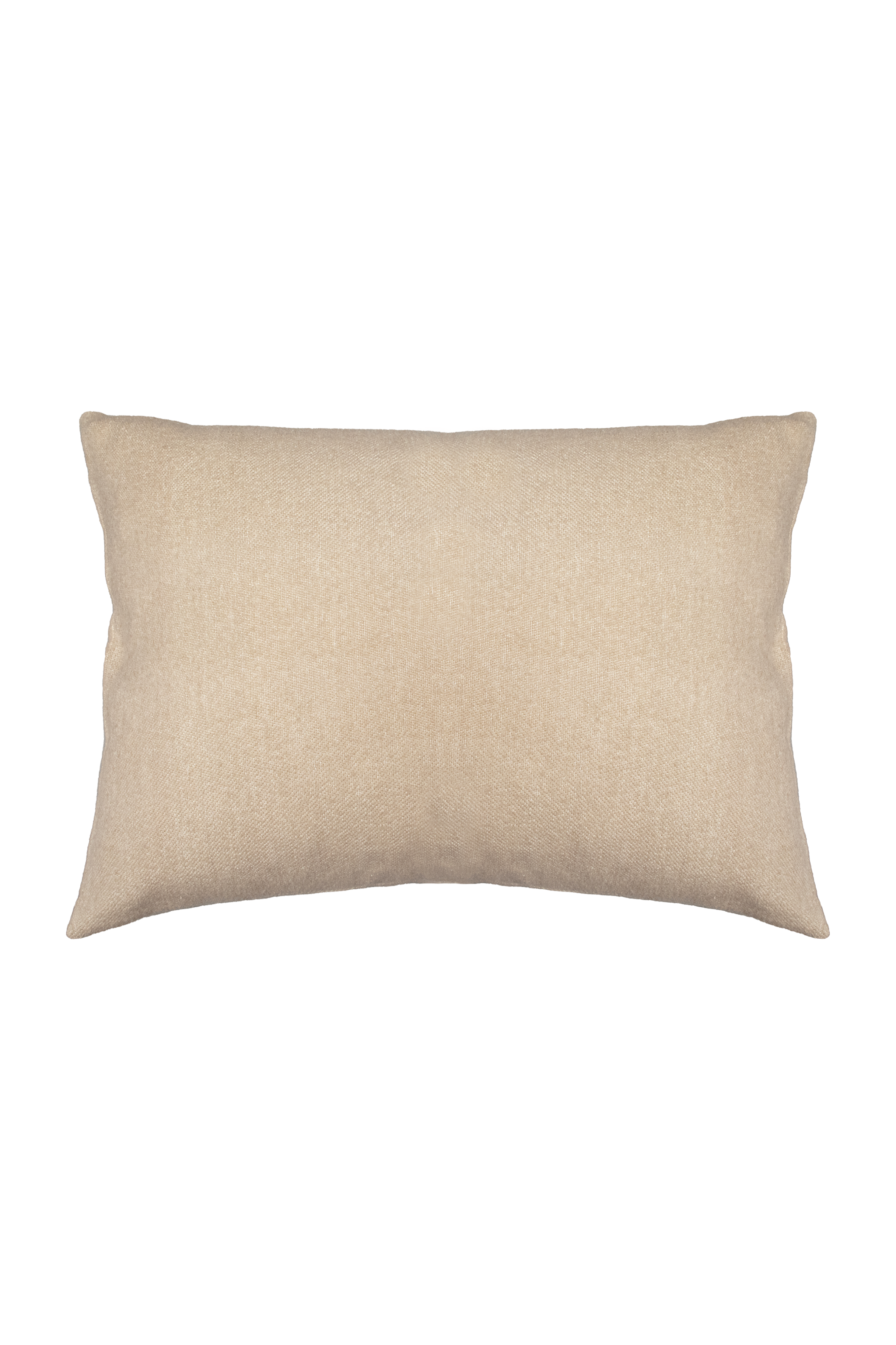 Sandfarvet pude fra Specktrum i målene 60*80 cm.