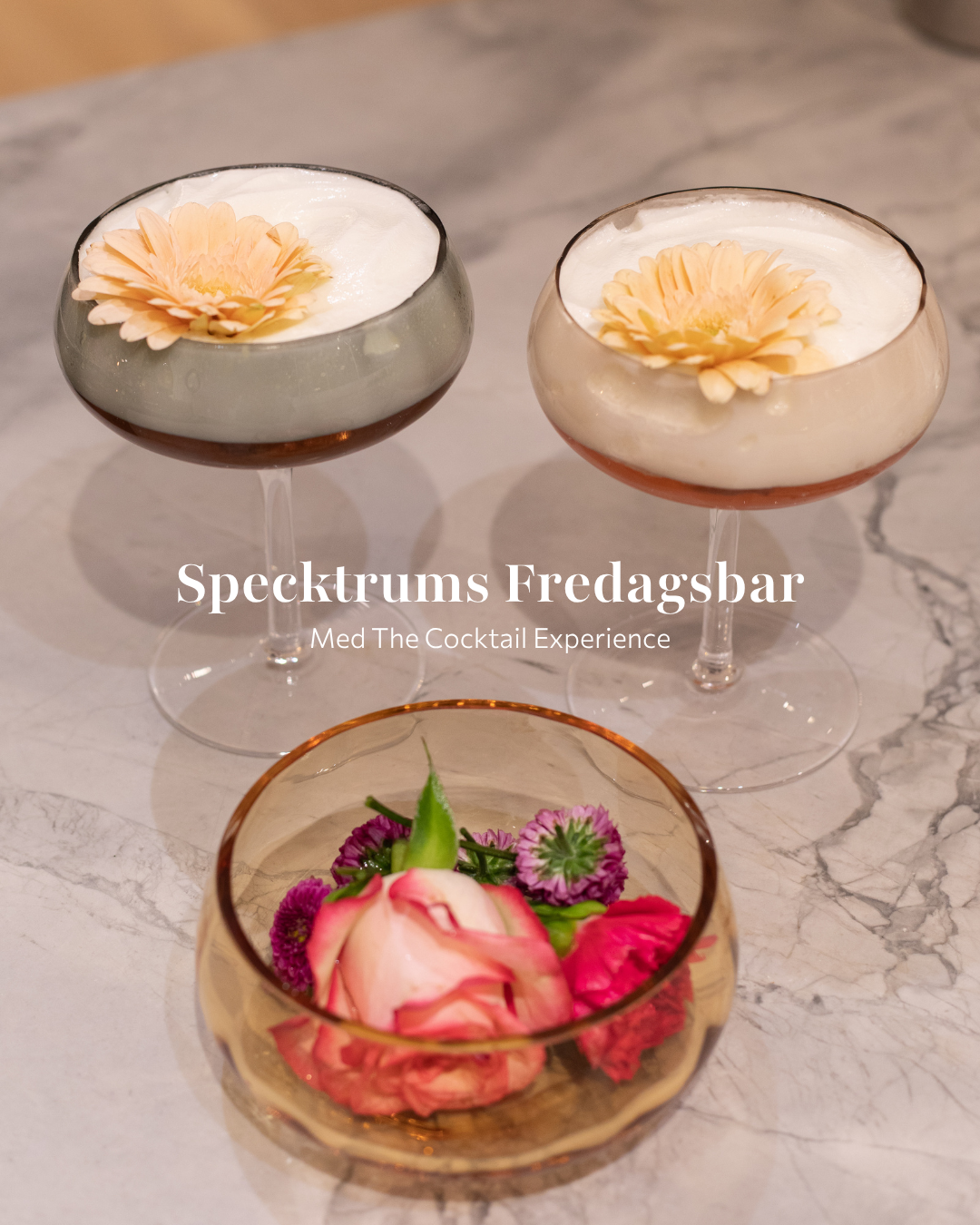 Personlig buketoplevelse med forfriskninger fra The Cocktail Experience