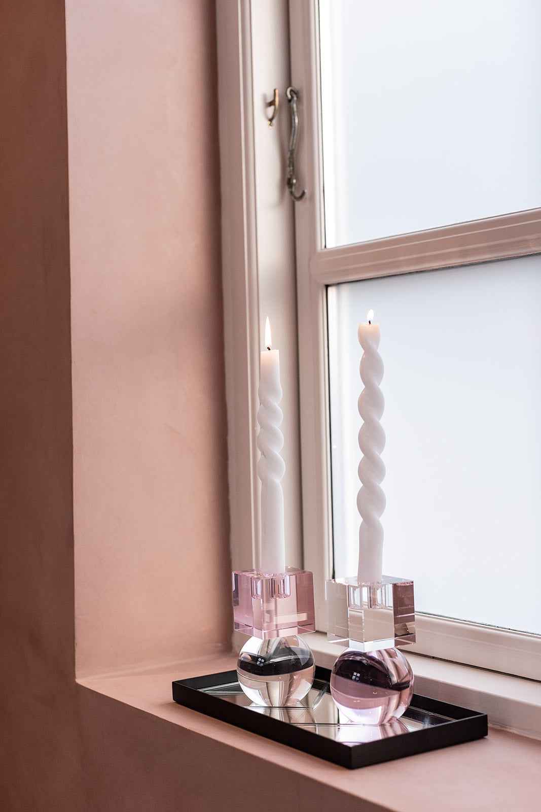 Crystal Color Crush - Pink/Clear Couple