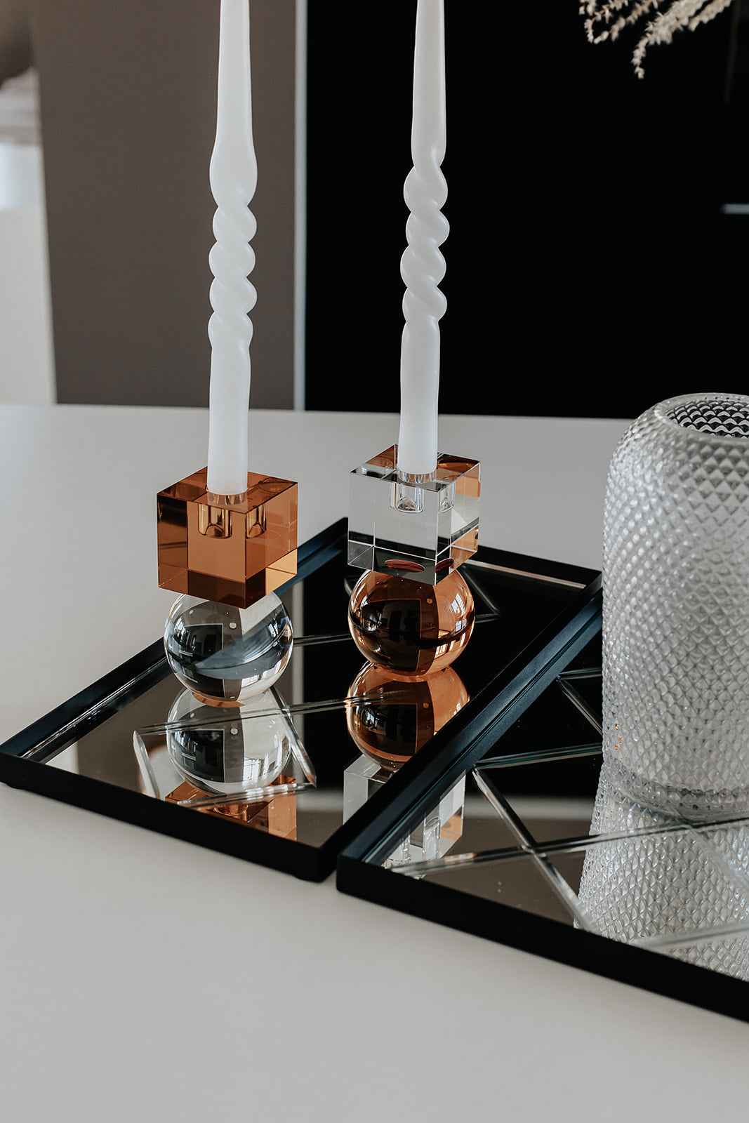 Crystal Color Crush - Clear/Amber Couple