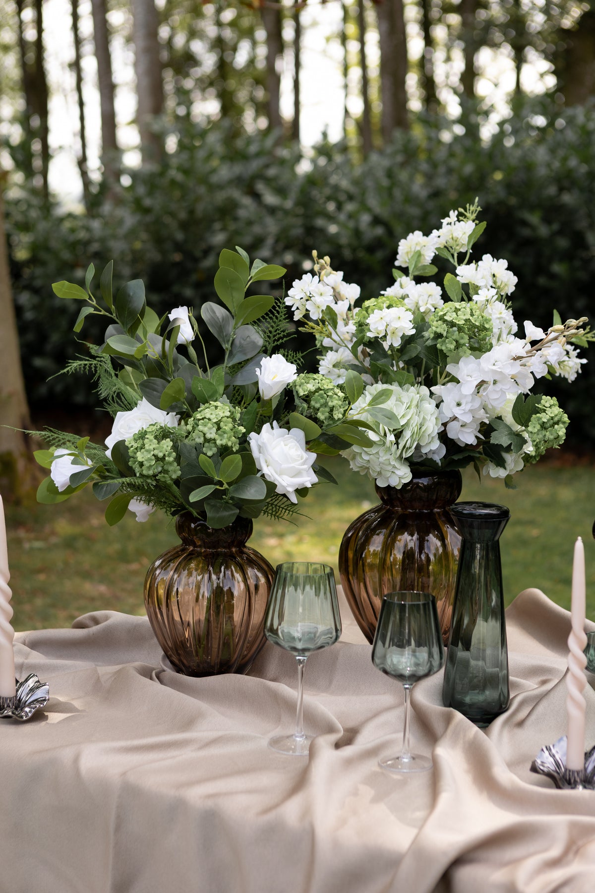 Audrey Vase - Smokey brown | Mellem