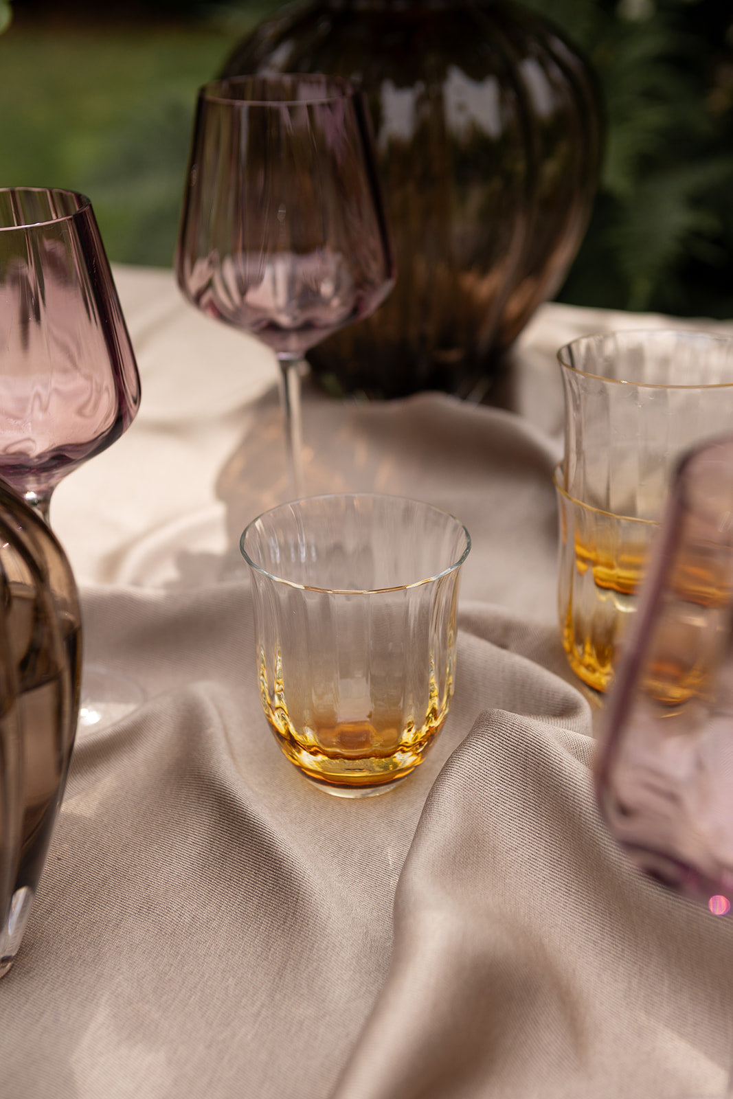 Lina Drinking Glass - Saffron