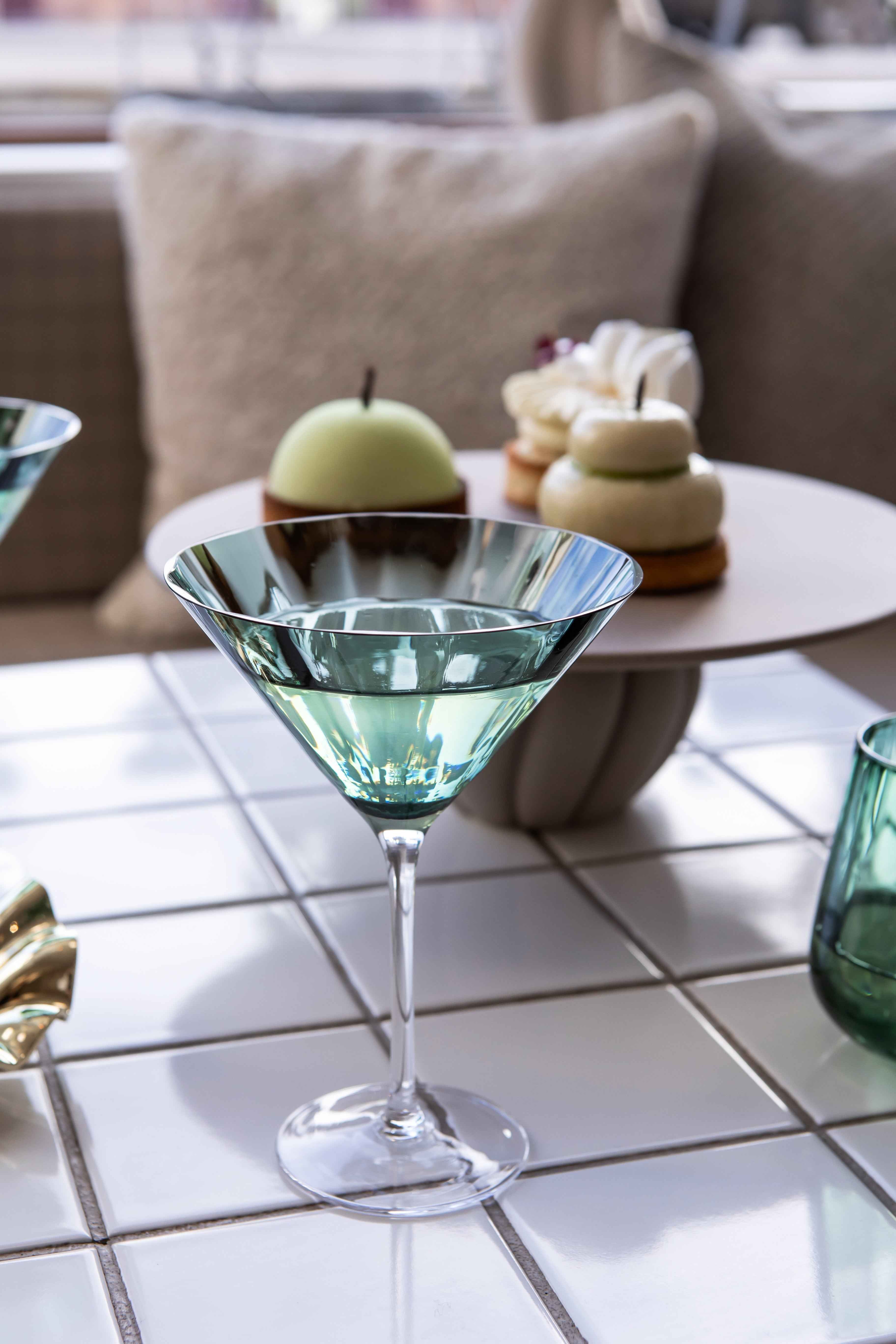 Meadow Glas - Martiniglas Grøn I Pakke med 6 sk.