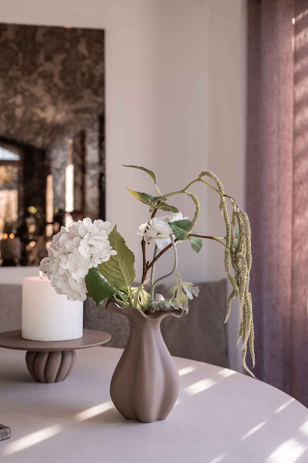 Nellie Vase - Brun | Stor