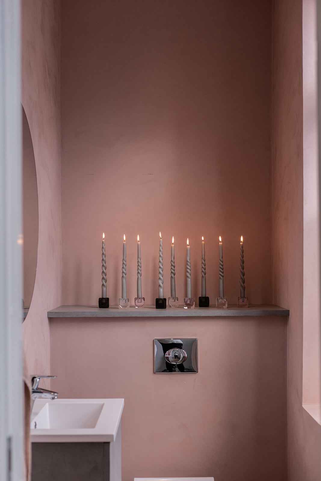 Sky Candle Holder - Small - Dark