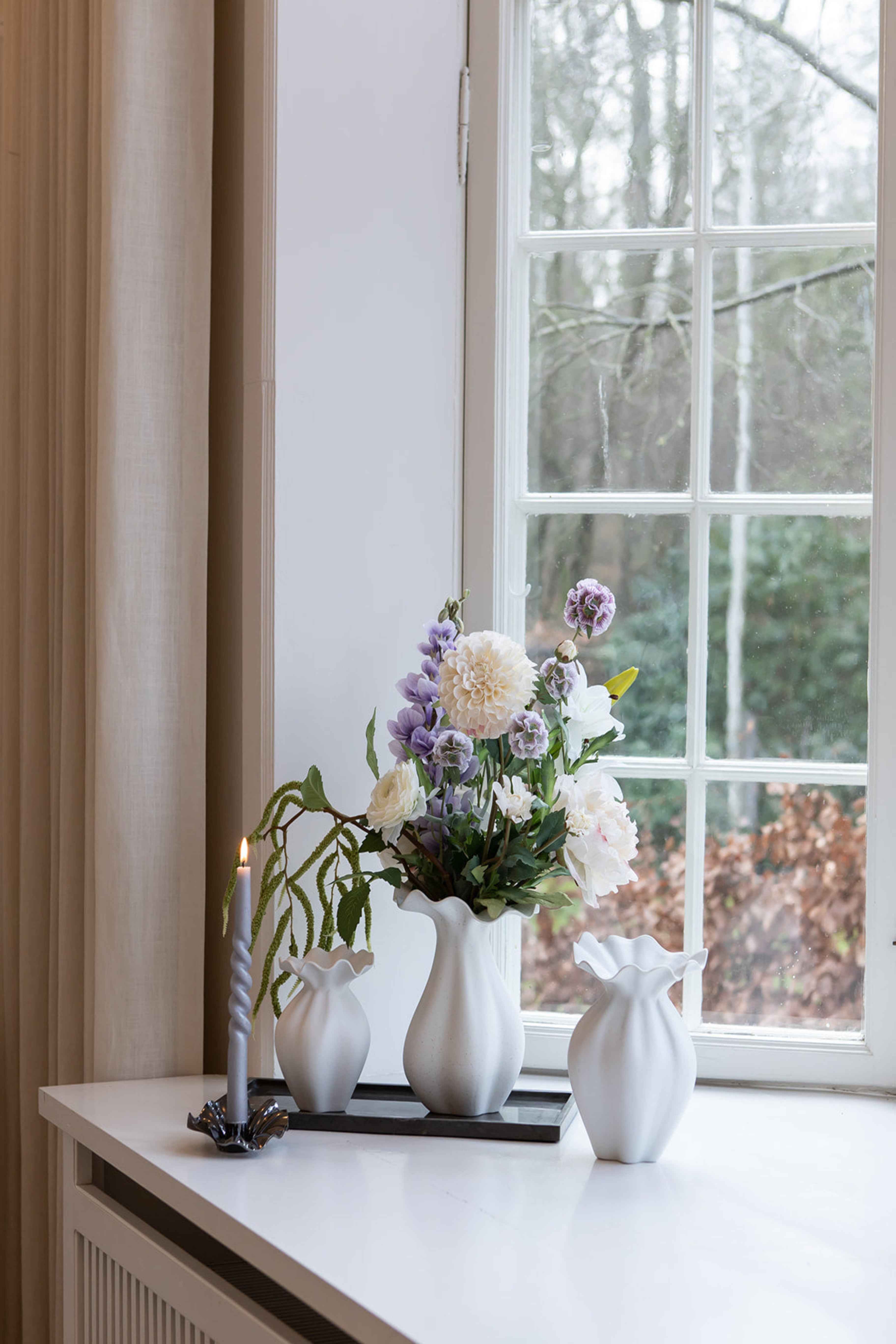 Nellie Vase - Off White | Lille