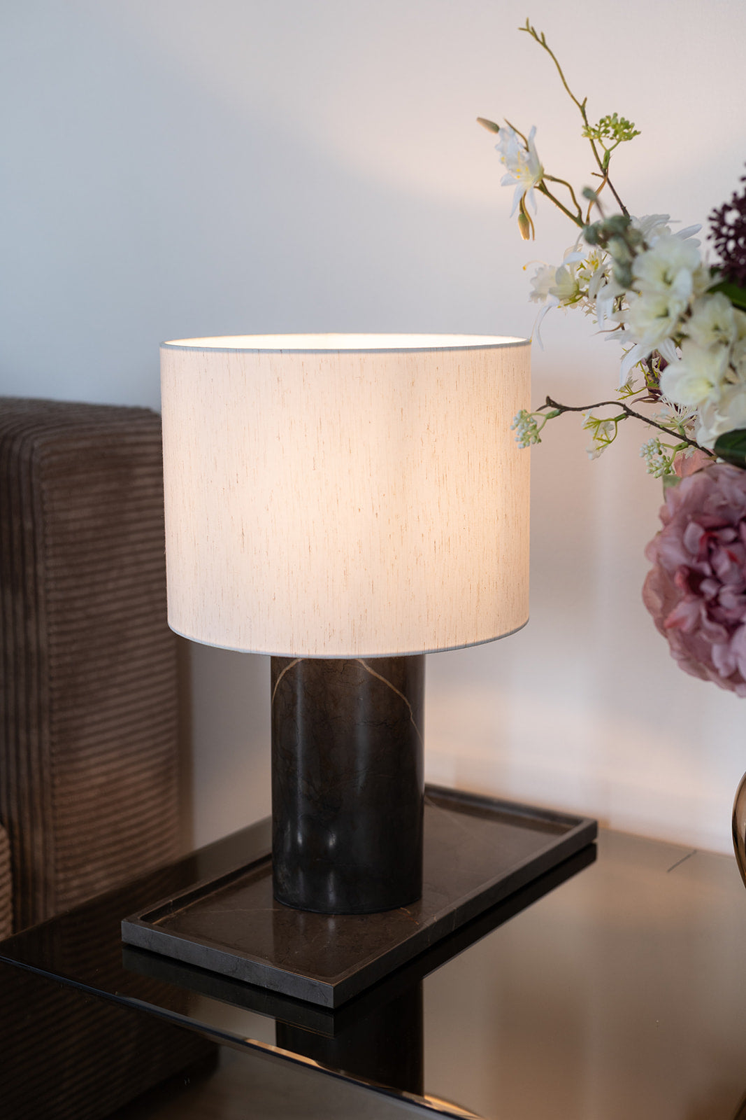 Sylvester Lampshade - Wide 28x21.5 white