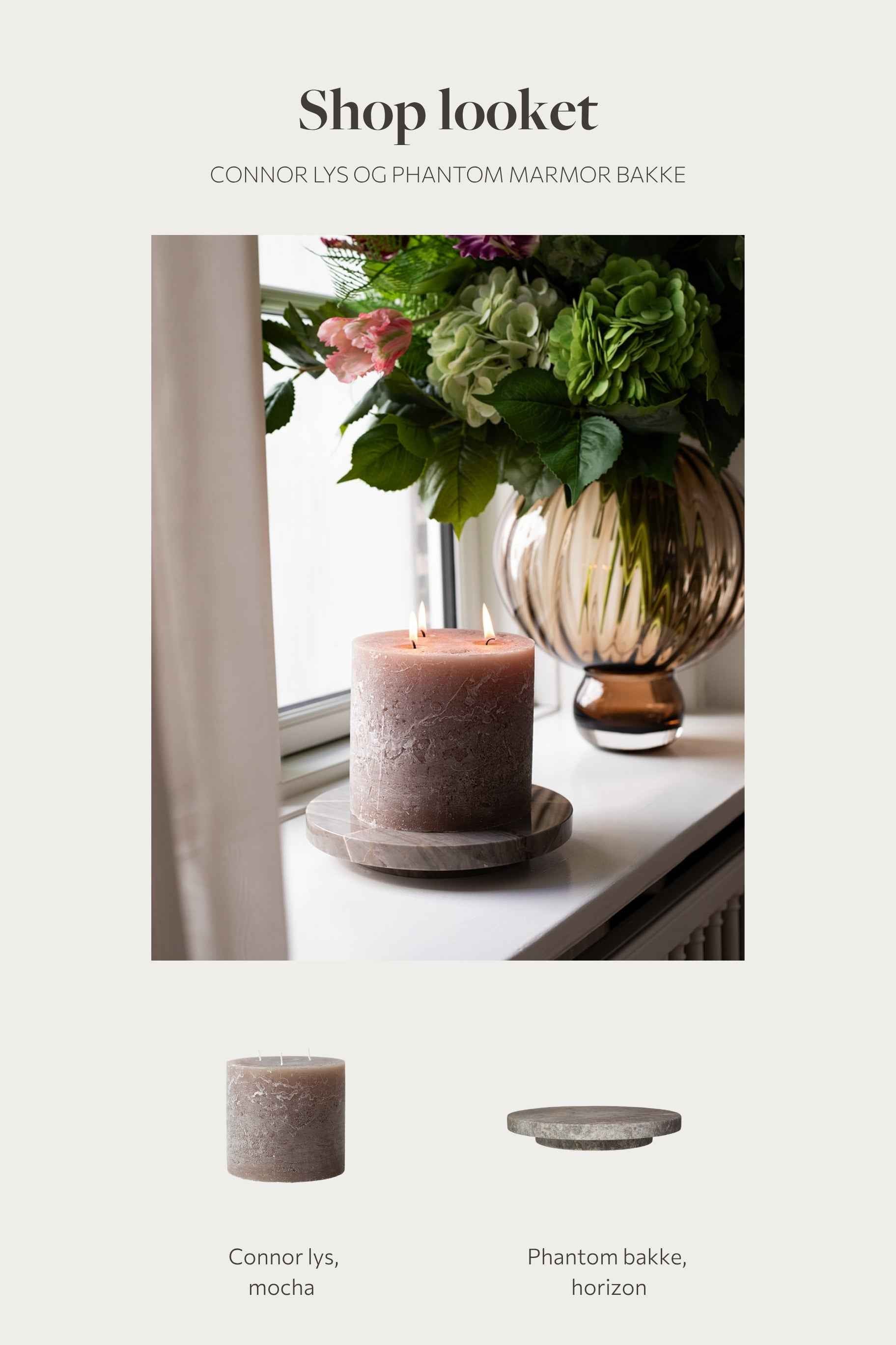 Shop looket - Connor lys og Phantom bakke - mocha