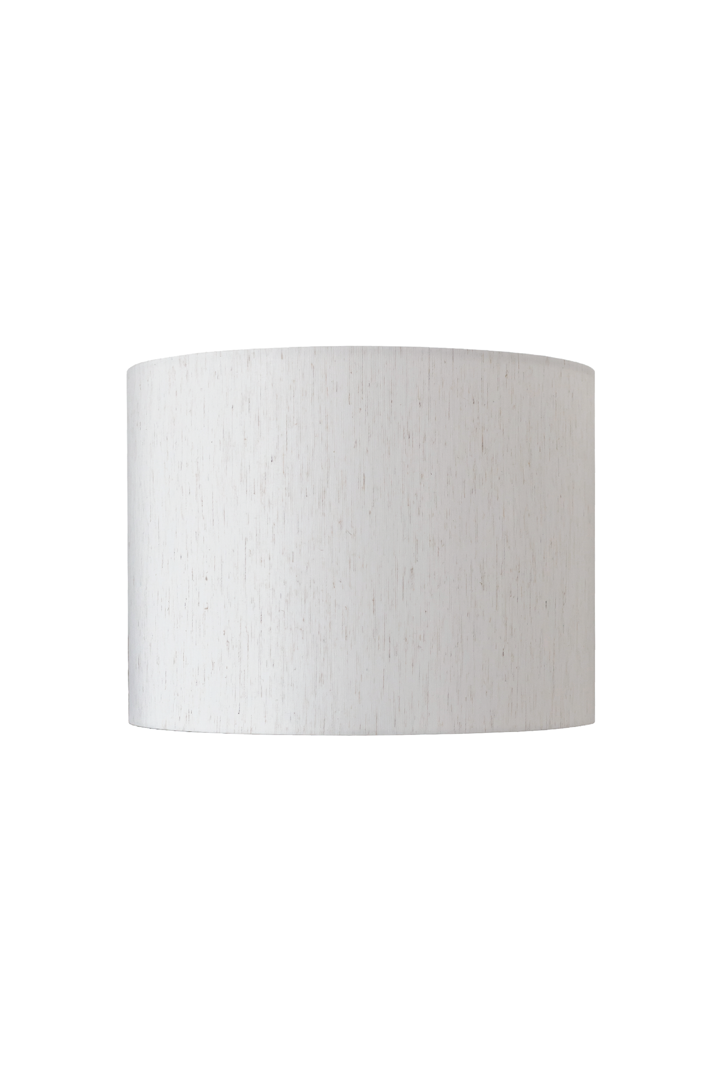 Bred lampeskærm i hvid.
