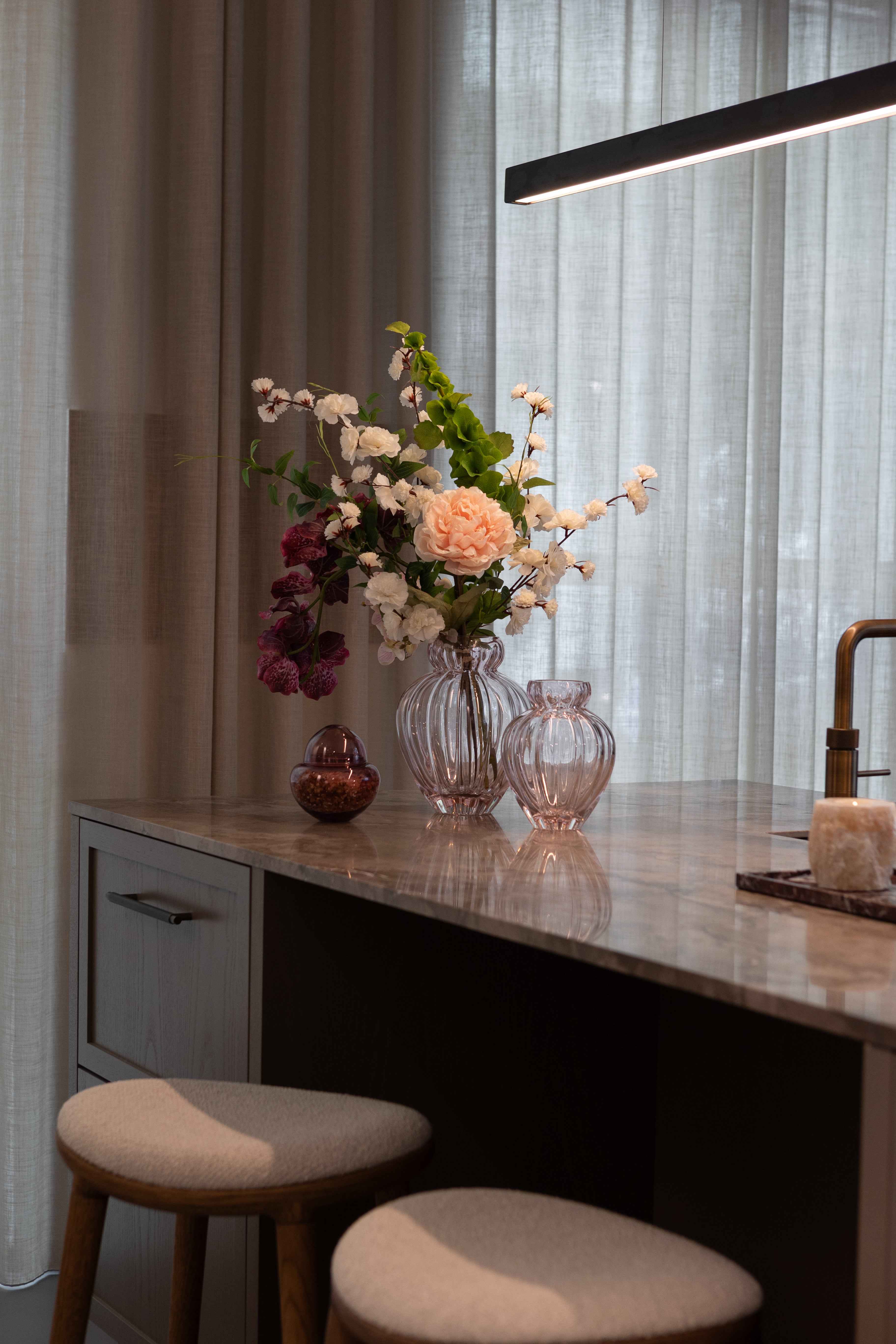 Tragtbæger Kunstig Blomst - Grøn