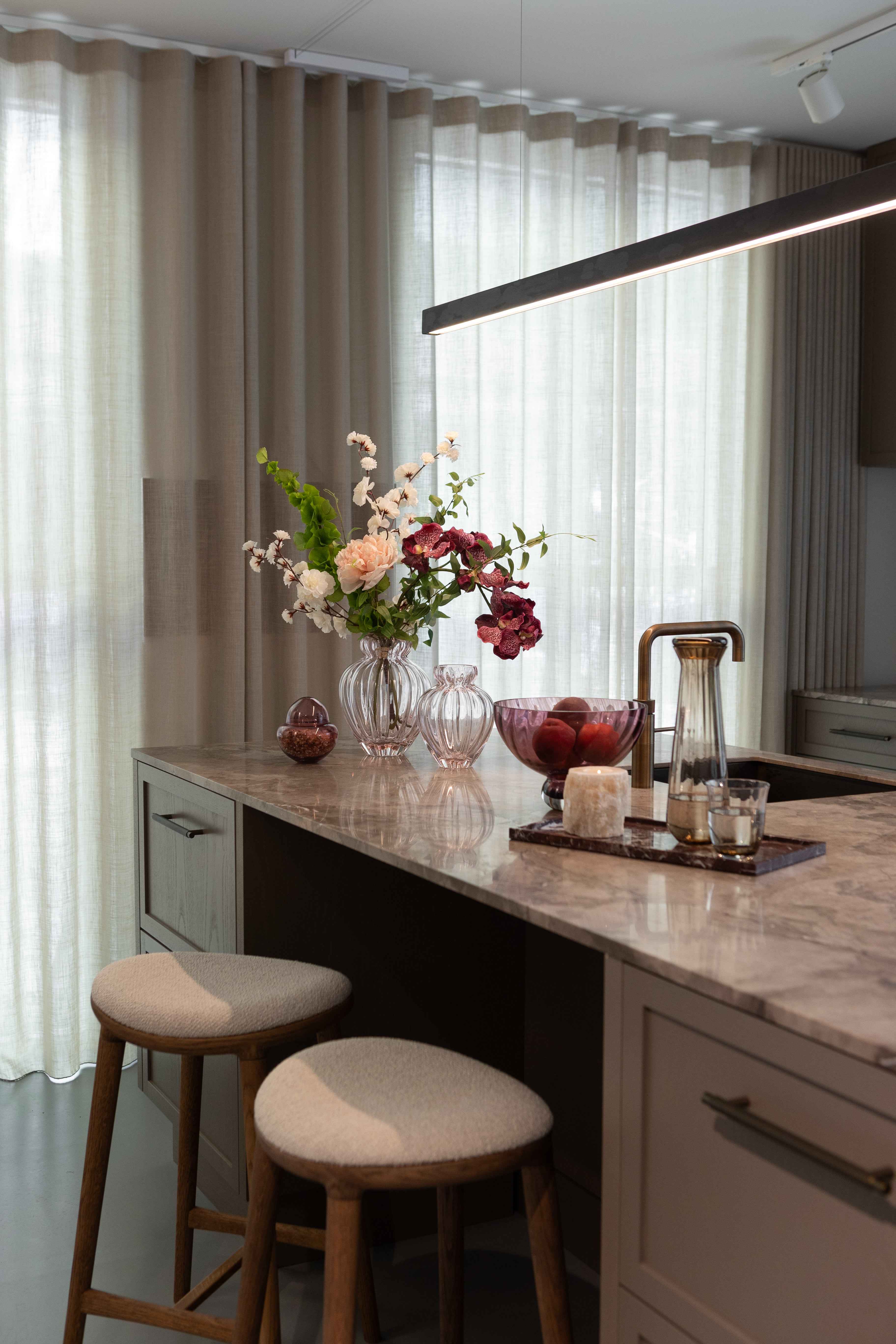 Tragtbæger Kunstig Blomst - Grøn