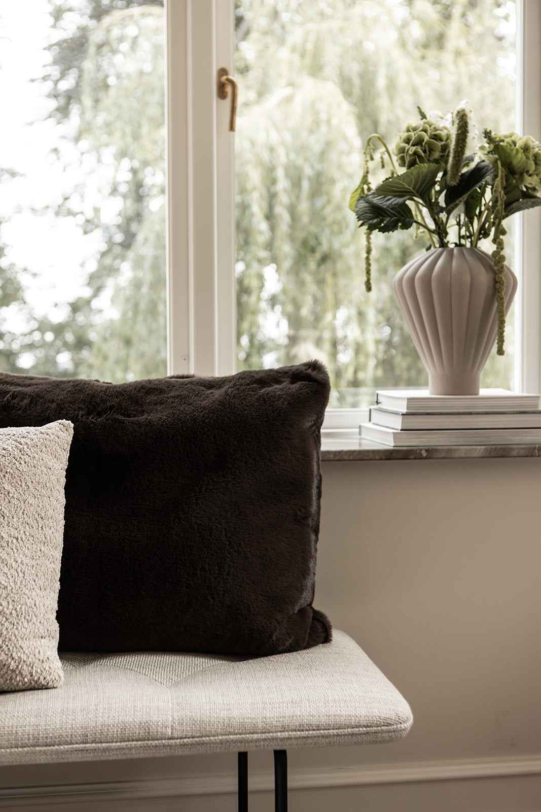 Adalyn Pude - Mørkebrun | 45*45