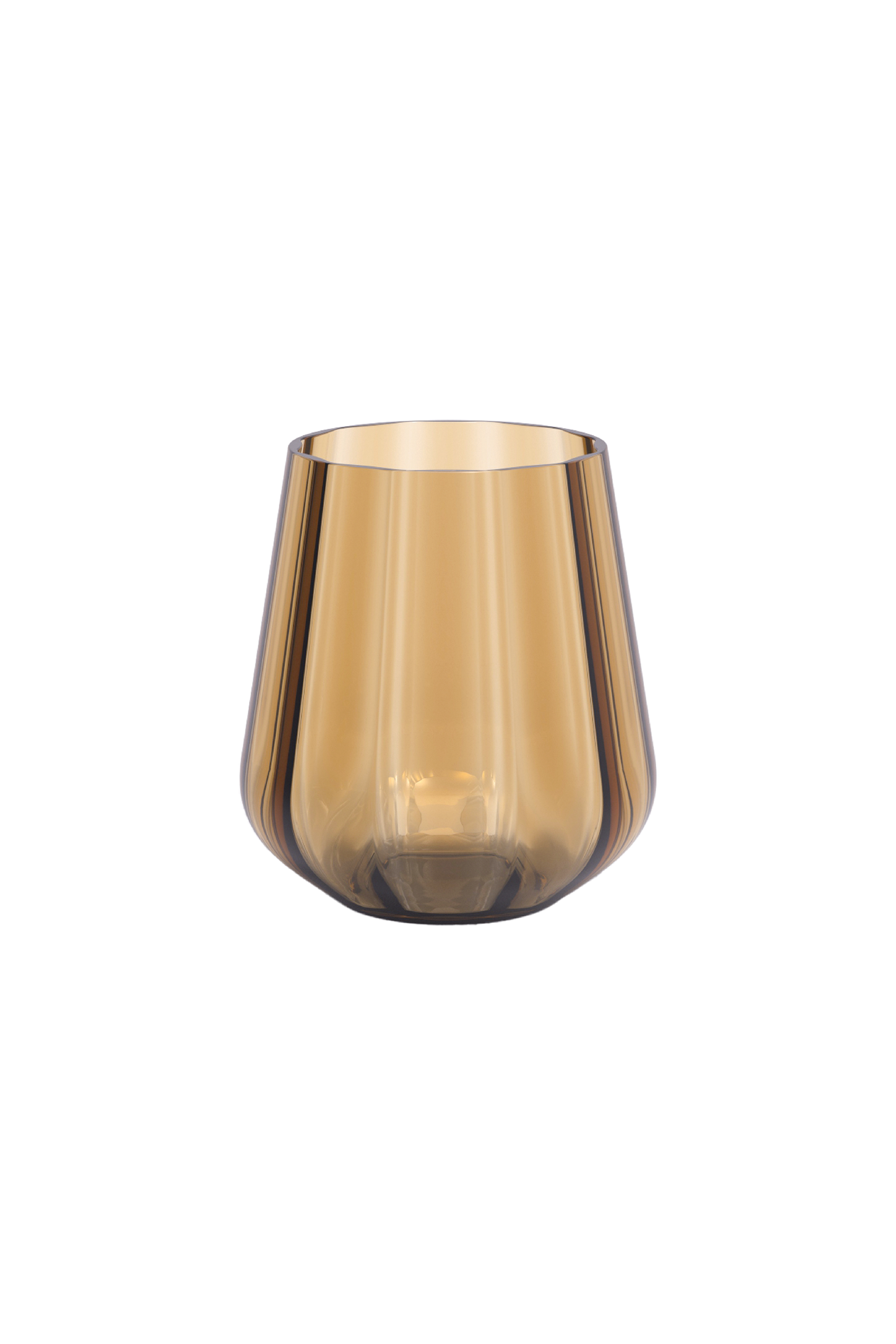 Shop looket - 6 stk. Meadow amber drikkeglas