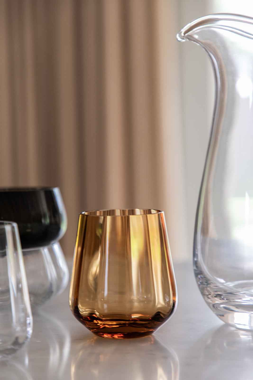 Meadow Glas - Drikkeglas | Amber | Pakke med 6 stk.