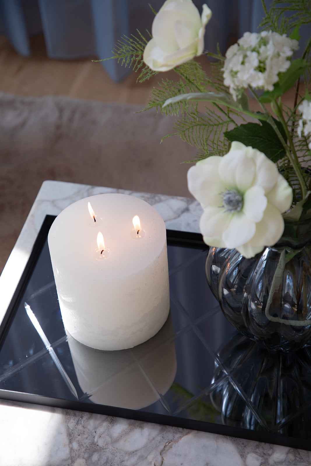 Connor lys - Tre-vædet | Hvid