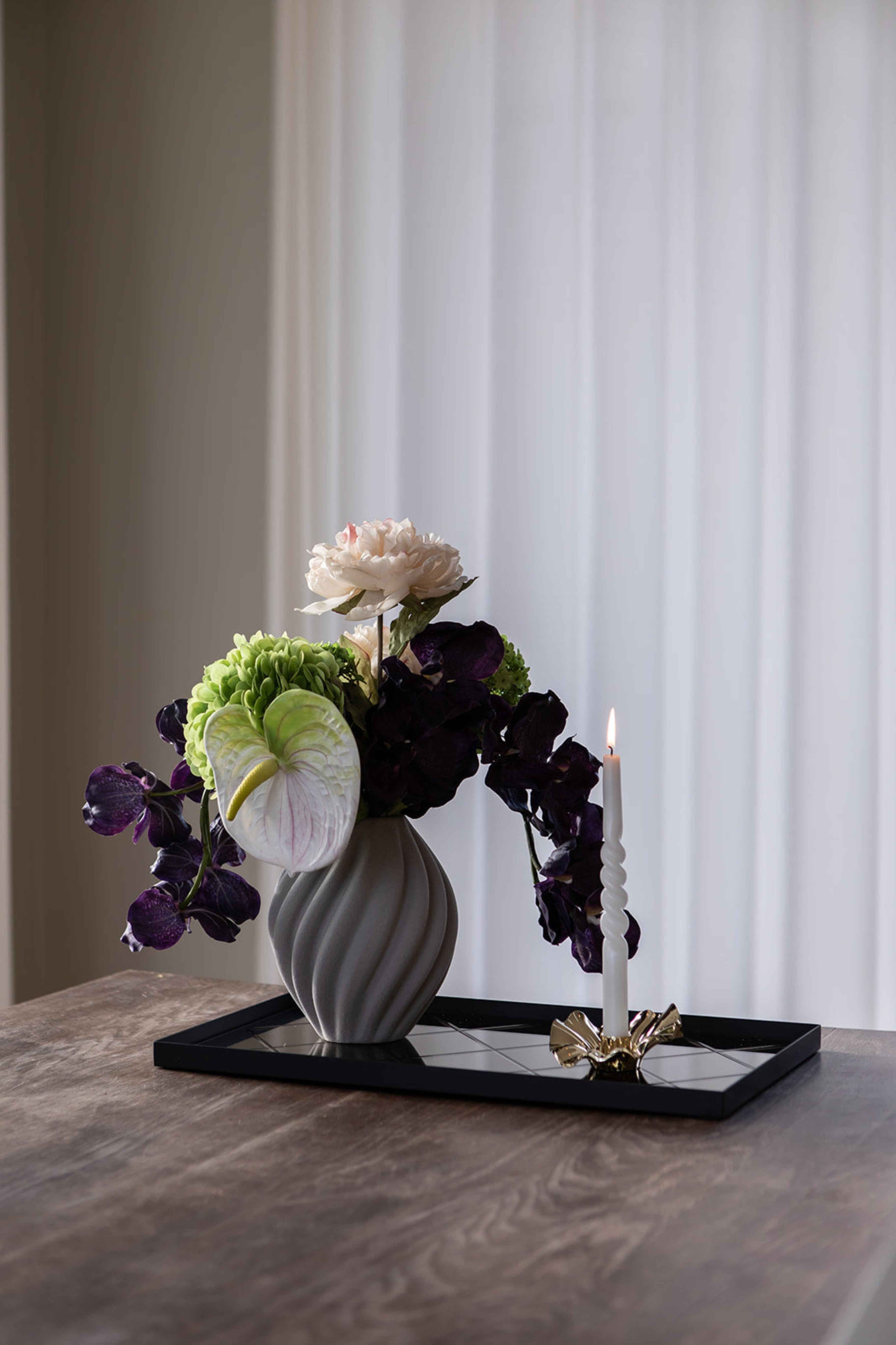 Flora Vase - Grå | Lille