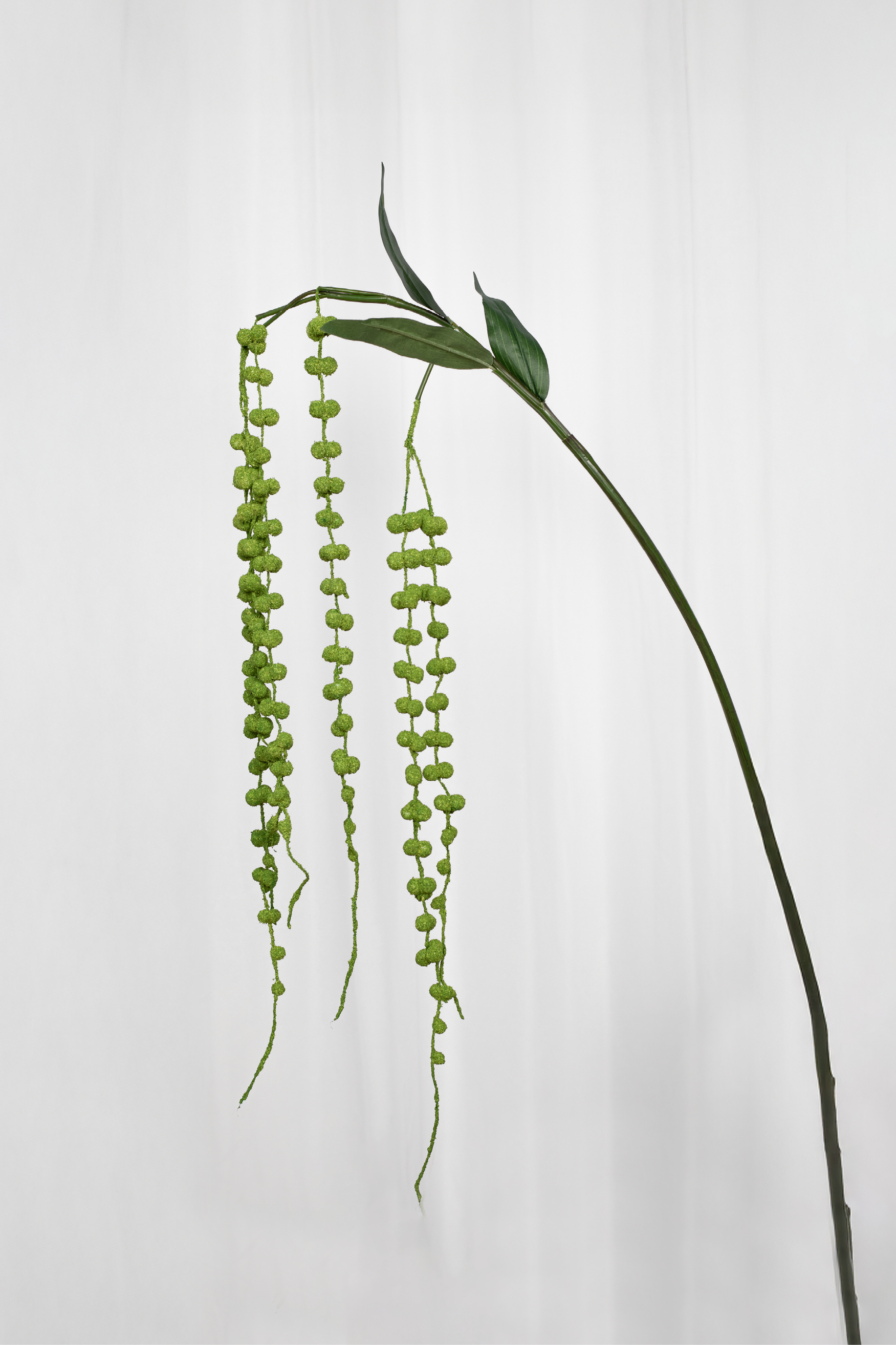 Kunstig grøn hængende gren.