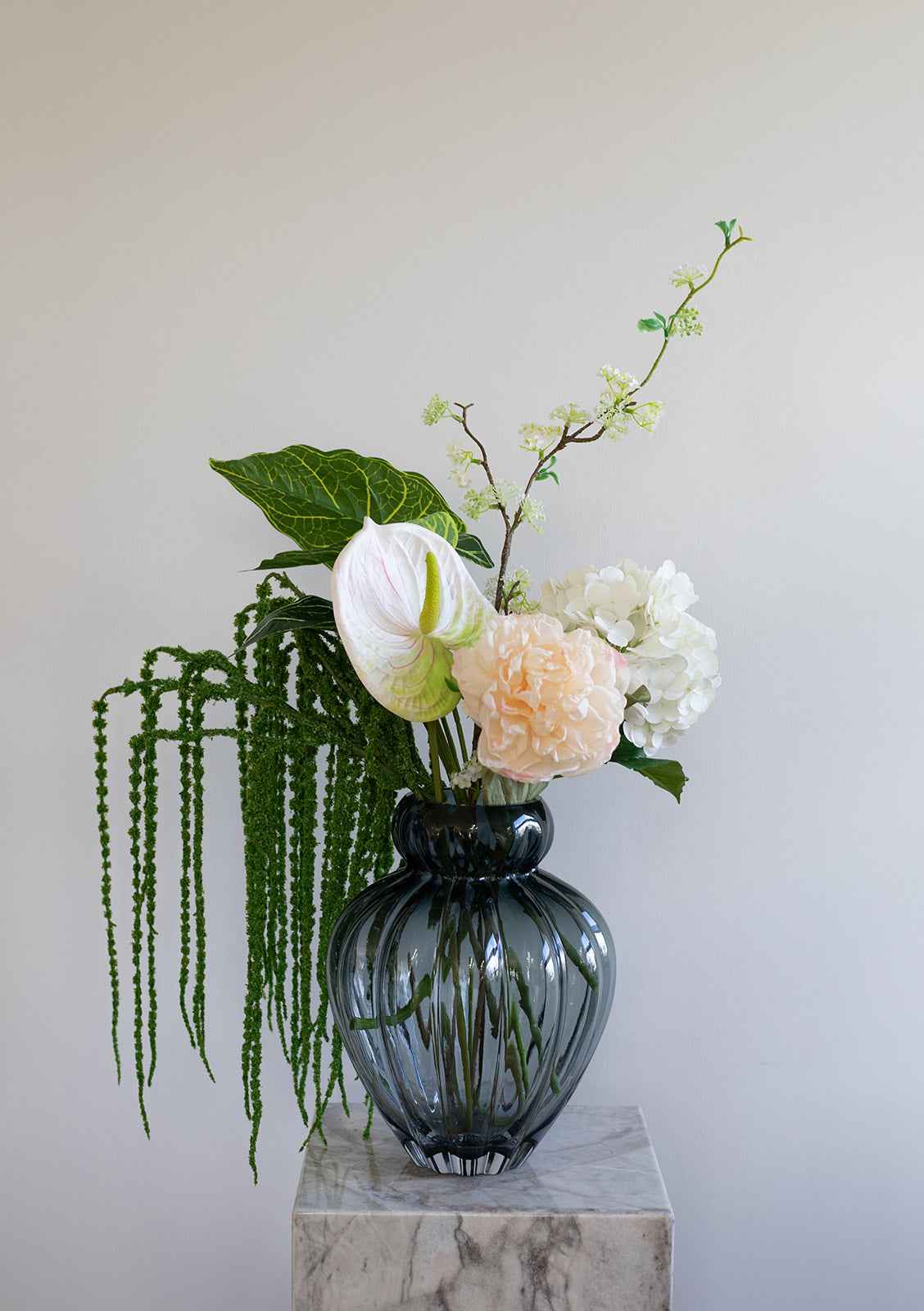 Hænge gren Kunstig Blomst - Grøn | No. 1