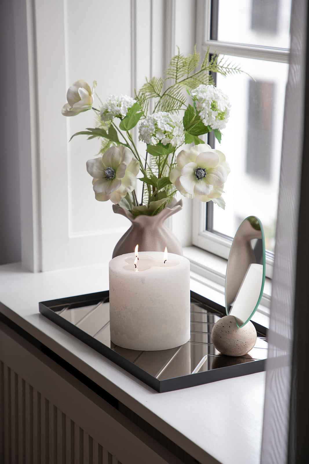 Connor lys - Tre-vædet | Hvid