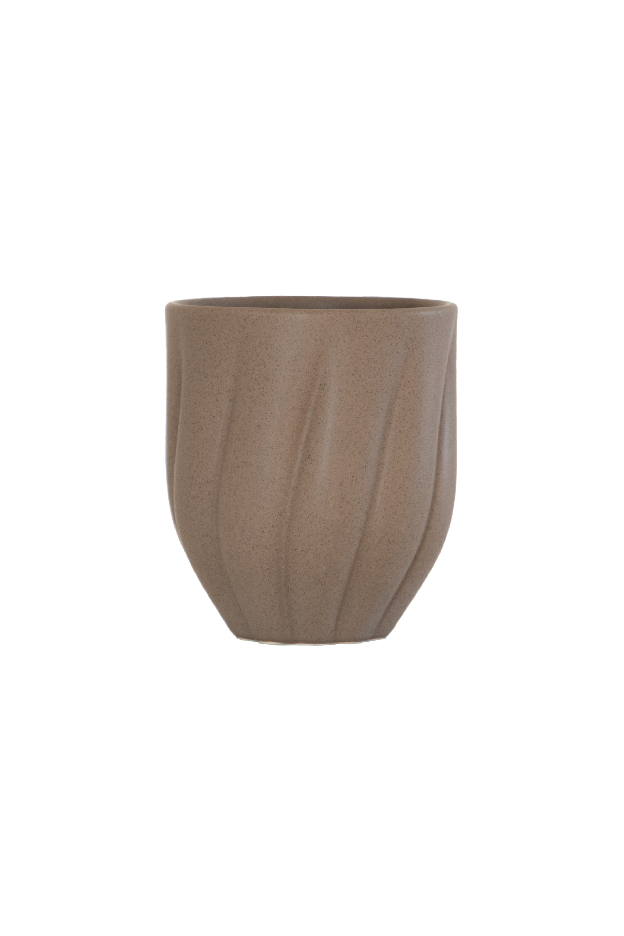 smuk keramik kop fra specktrum i brun keramik