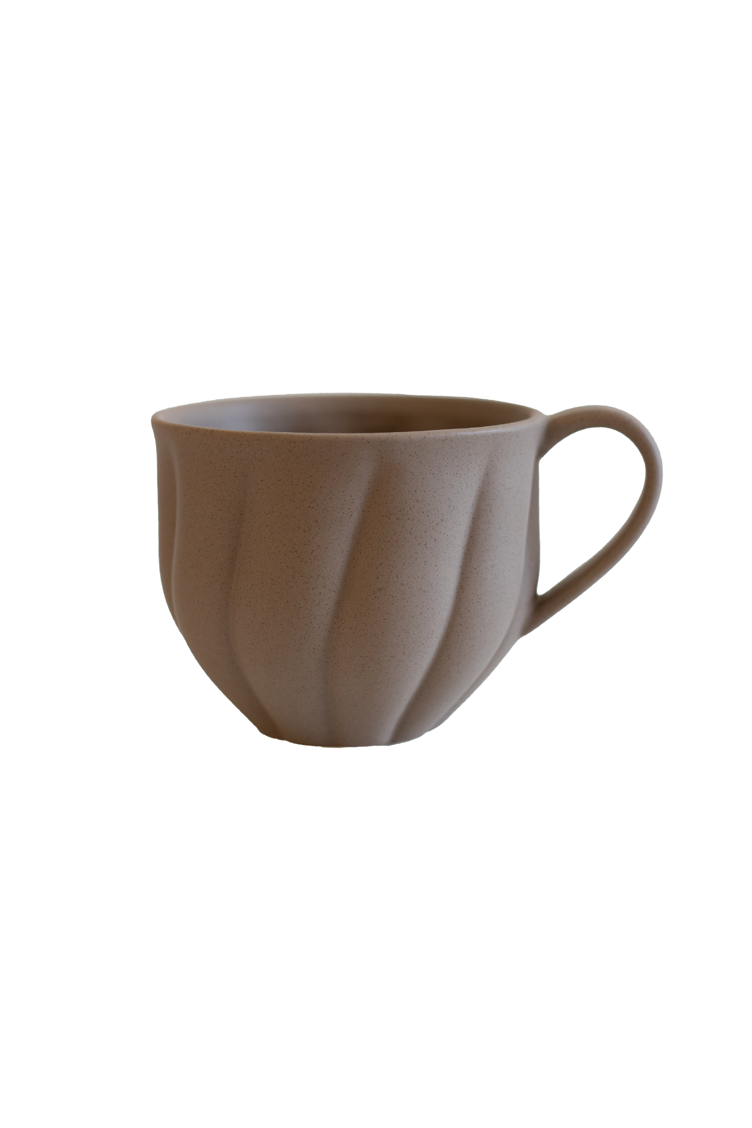 specktrum keramik kop med hank i brun farve