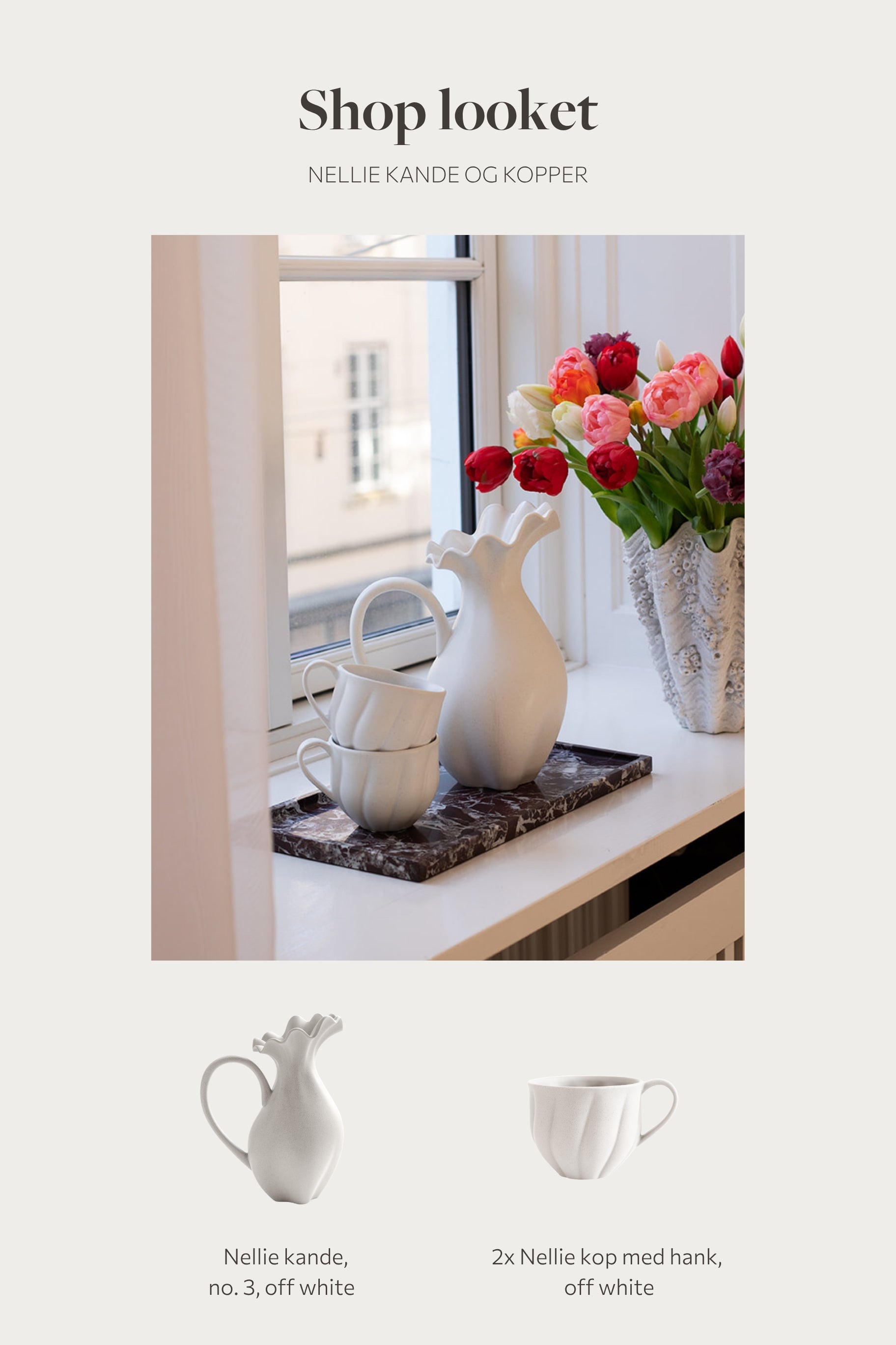 Nellie kande No. 3 med to Nellie kopper - Shop looket