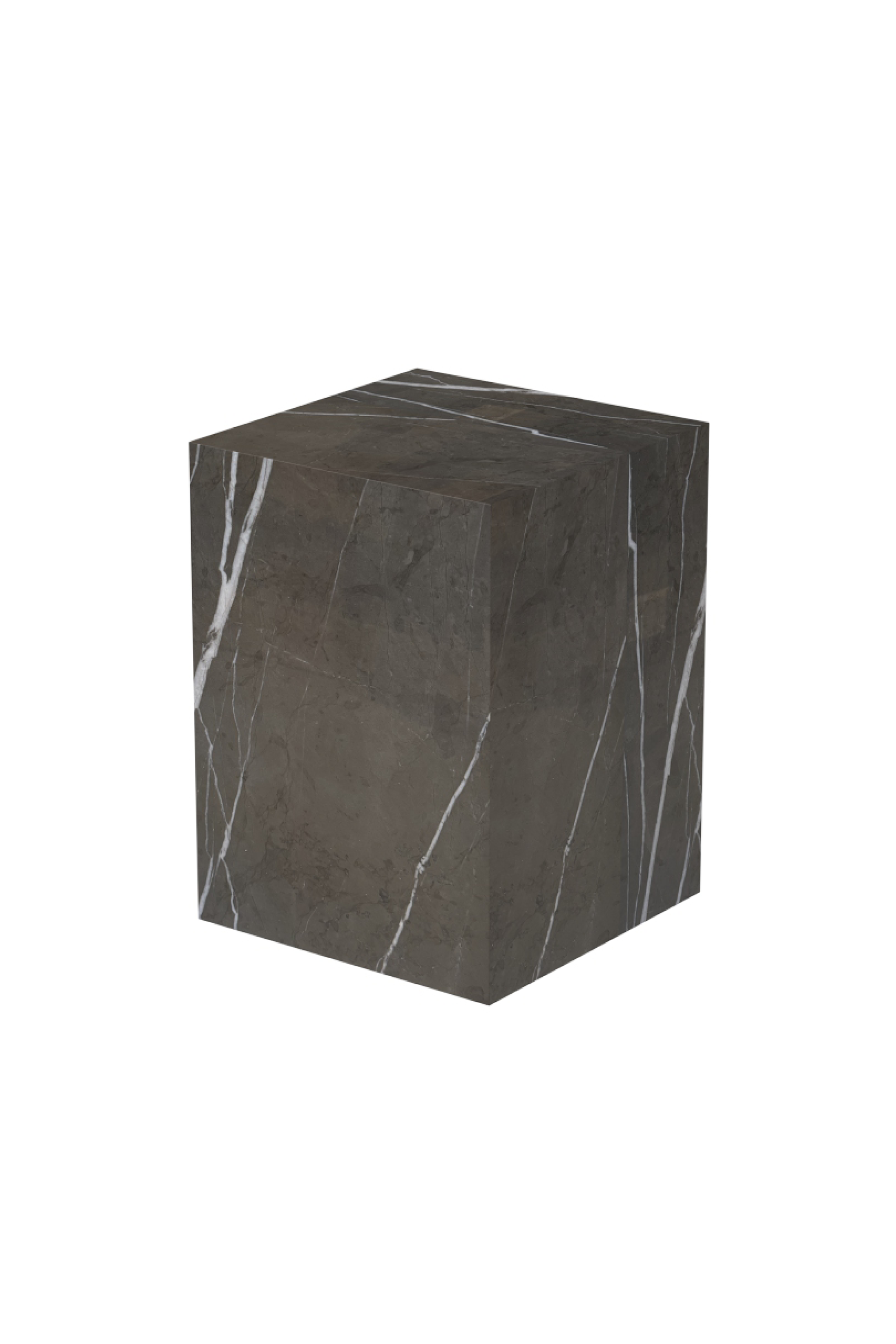 marmor sidebord fra specktrum i grå marmor