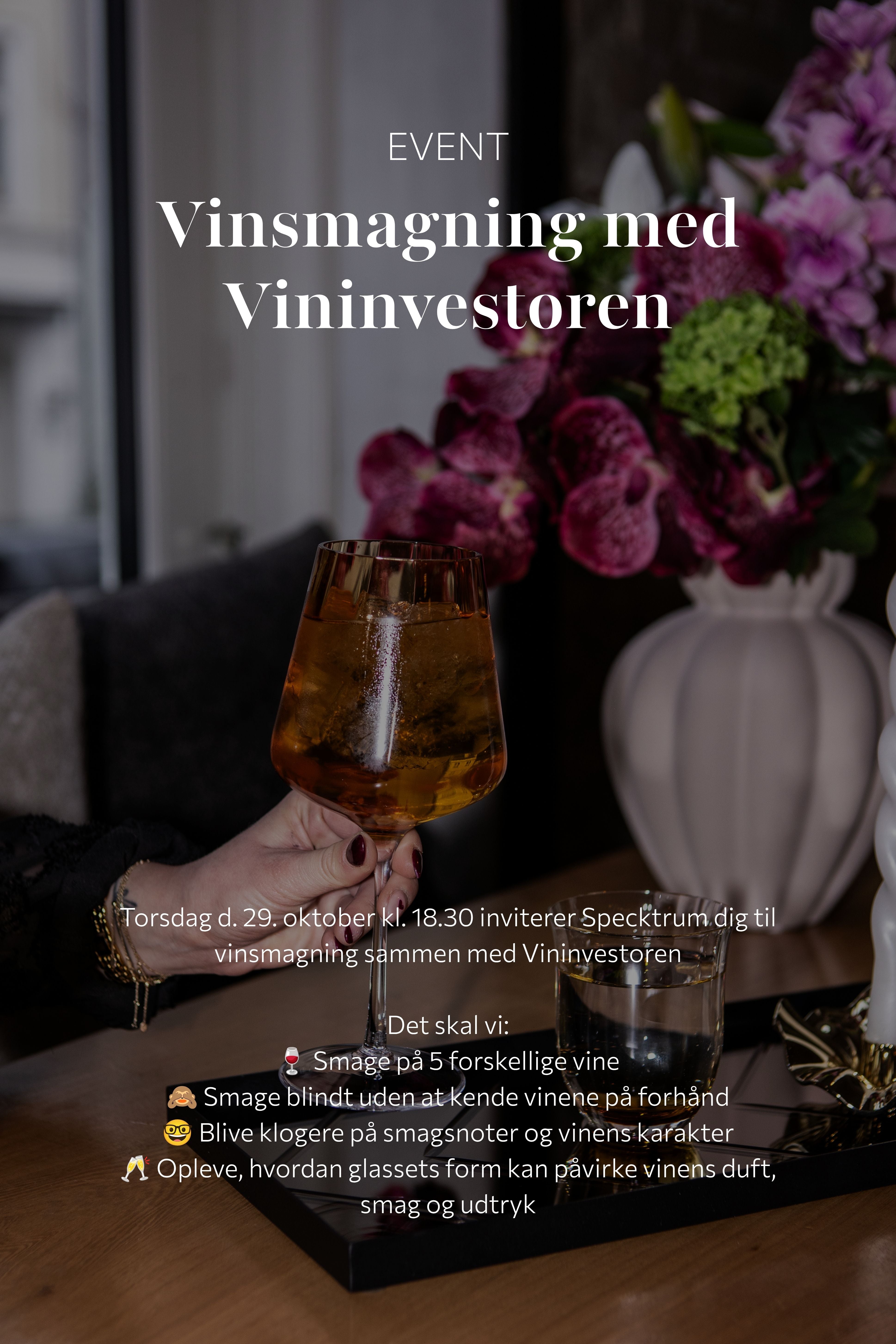 ✨🍷 Vinsmagning med Vininvestoren ✨🍷
