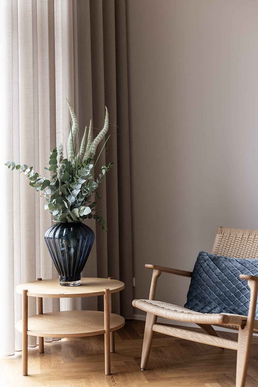 Daytona Pude - Sølv/Blå | 40*60