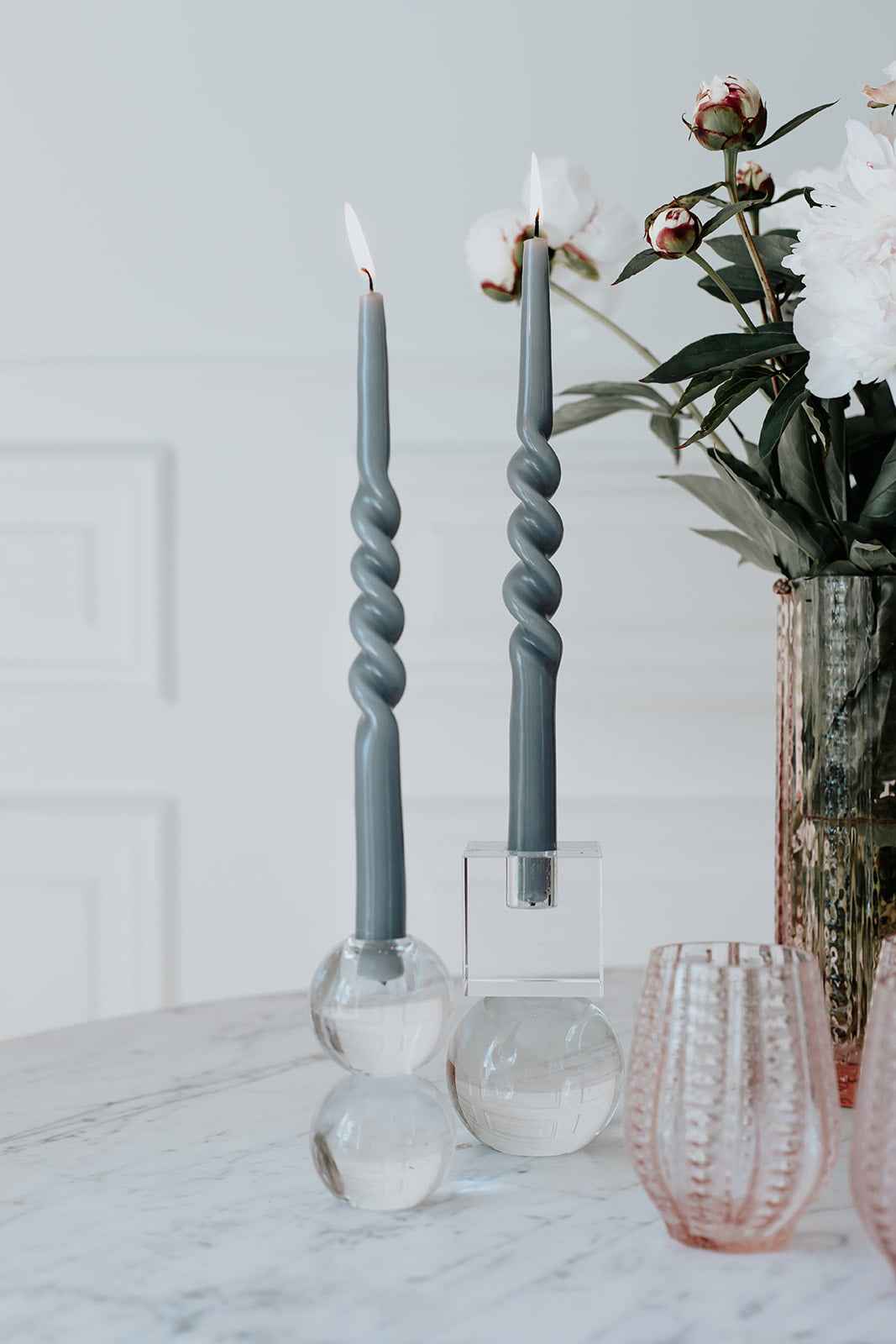 Glossy Lys - Steel Grey | Halvt Snoet