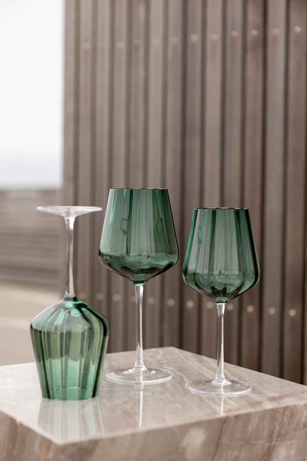 Meadow Glas - Rødvinglas | Grøn