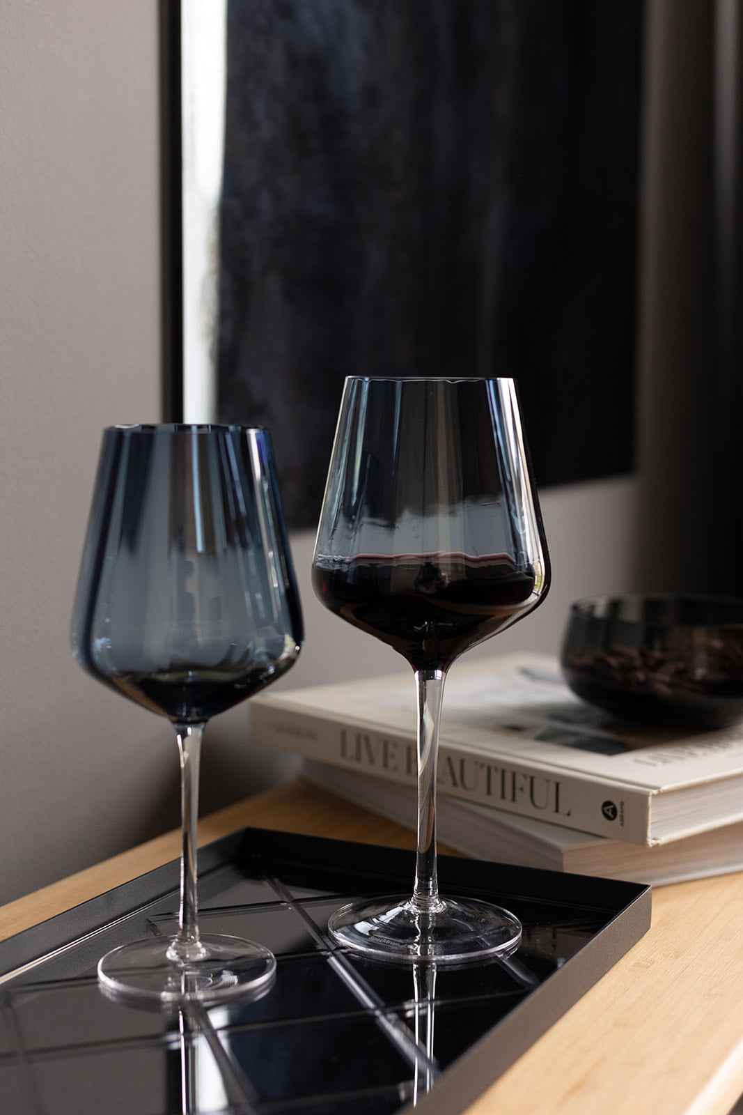 Meadow Glas - Hvidvinglas | Blå