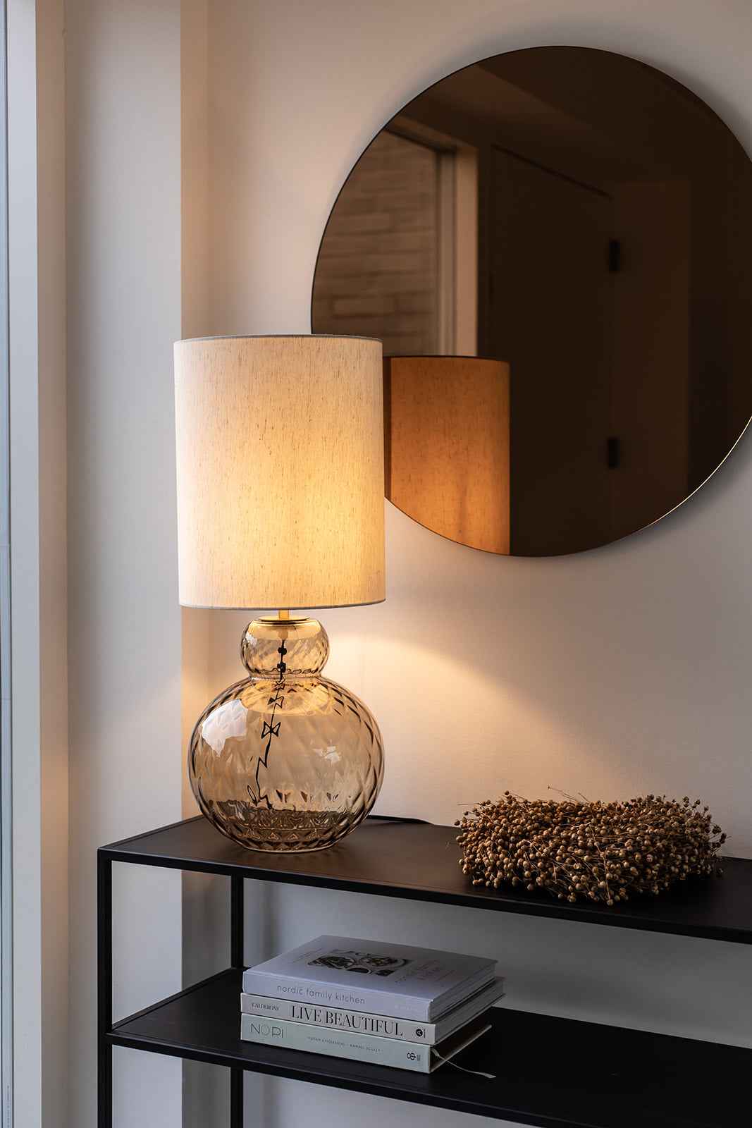 Lily Bordlampe - Brun | Harlequin