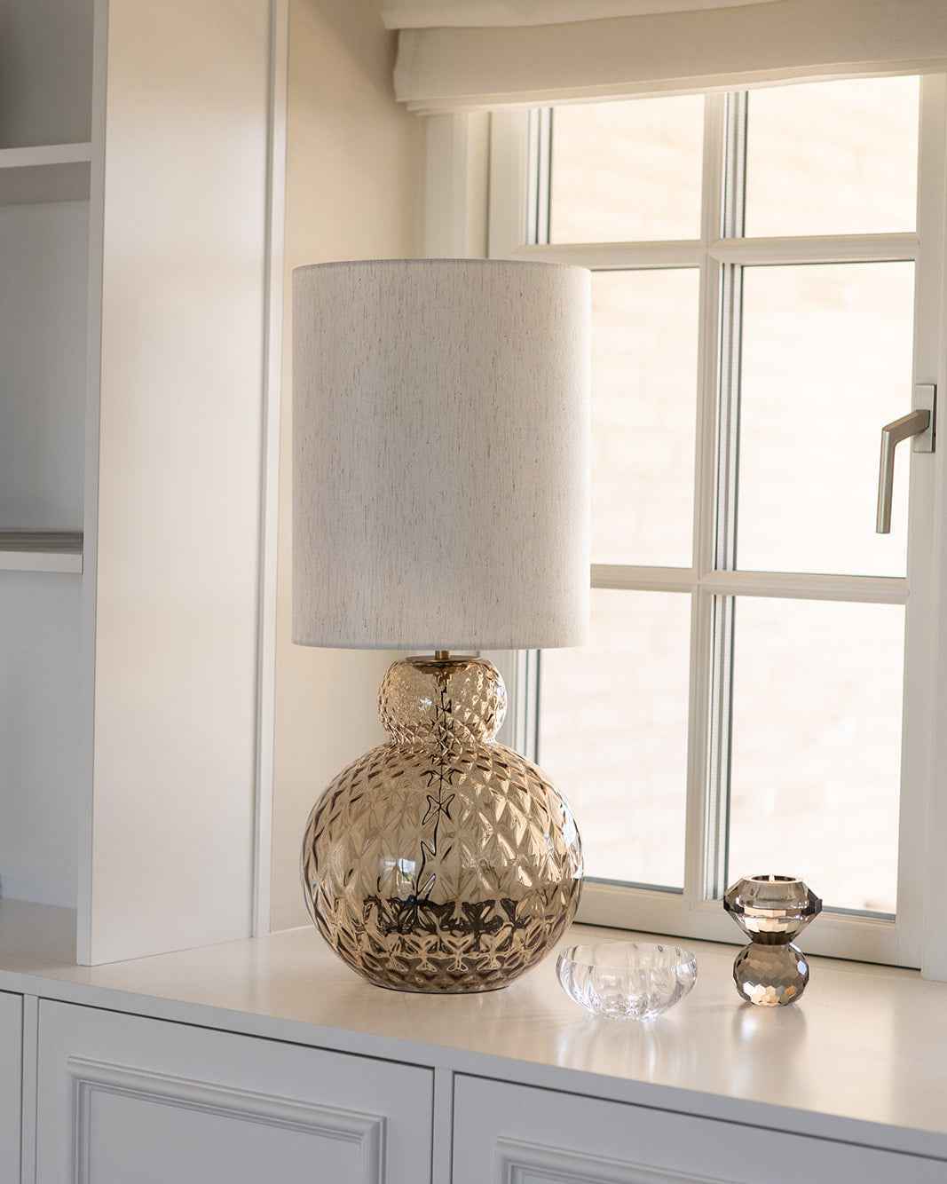 Sylvester Lampeskærm - Sand | Høj Sand