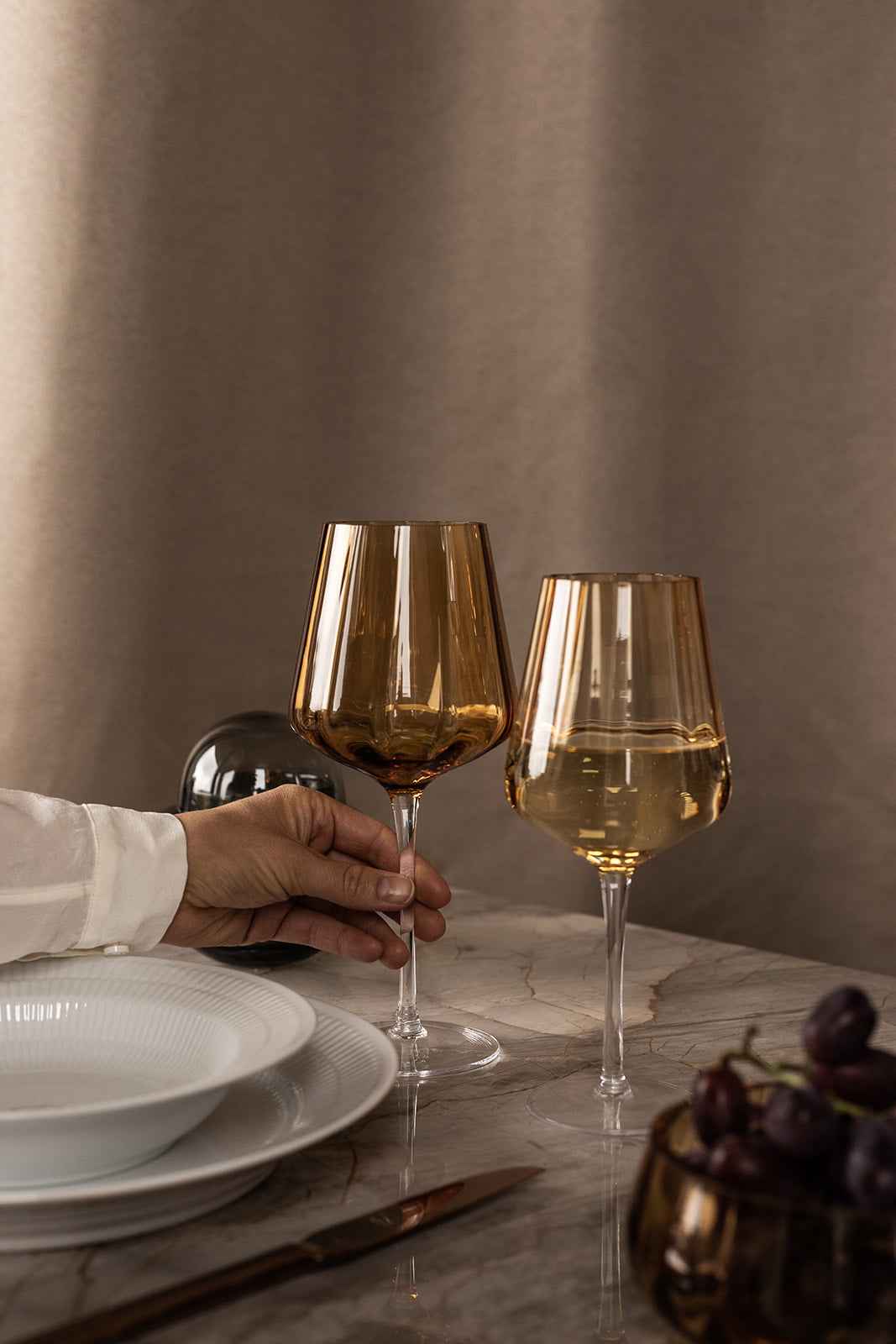 Meadow Glas - Hvidvinglas | Amber