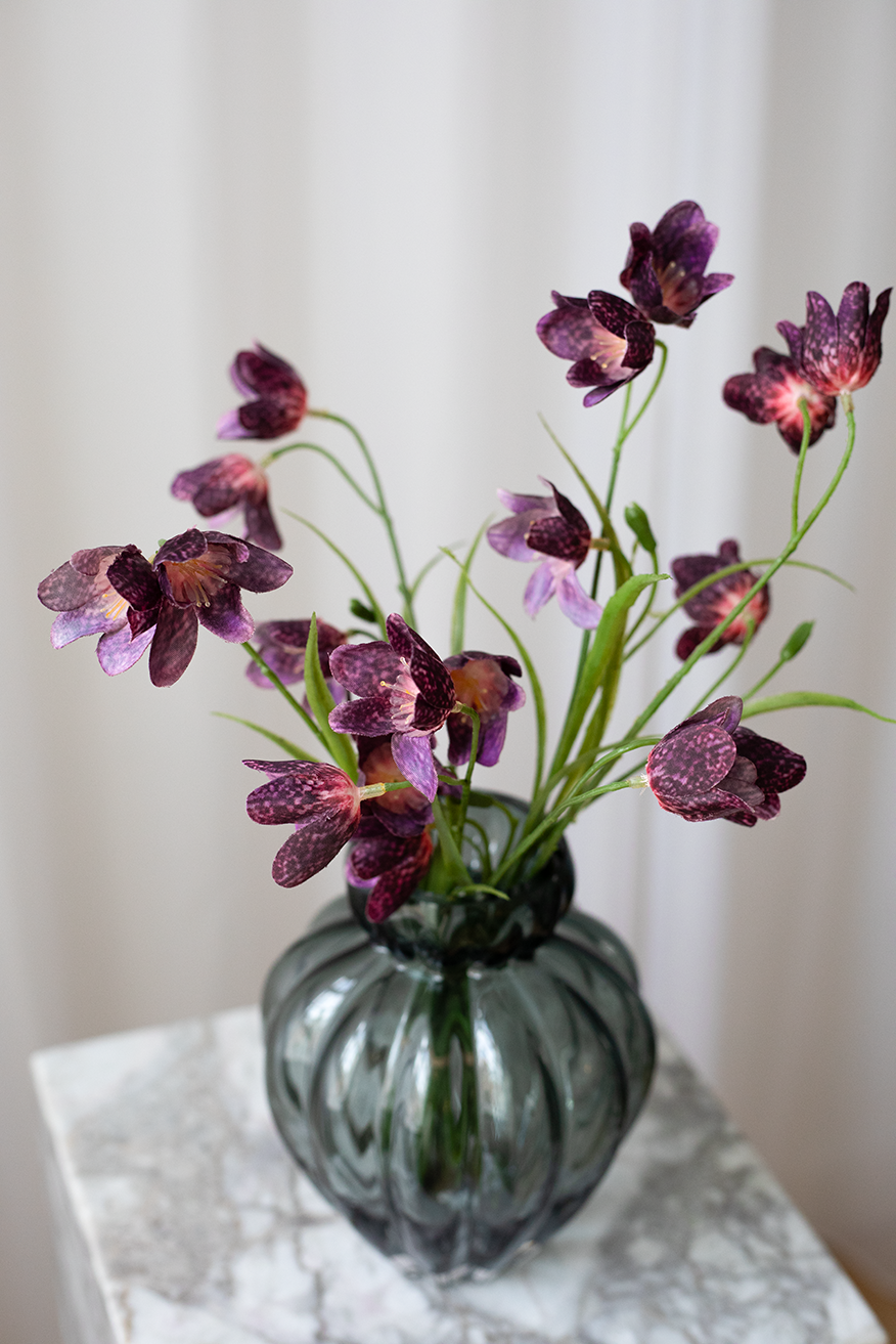 Buket klokkeblomst - mørkelilla