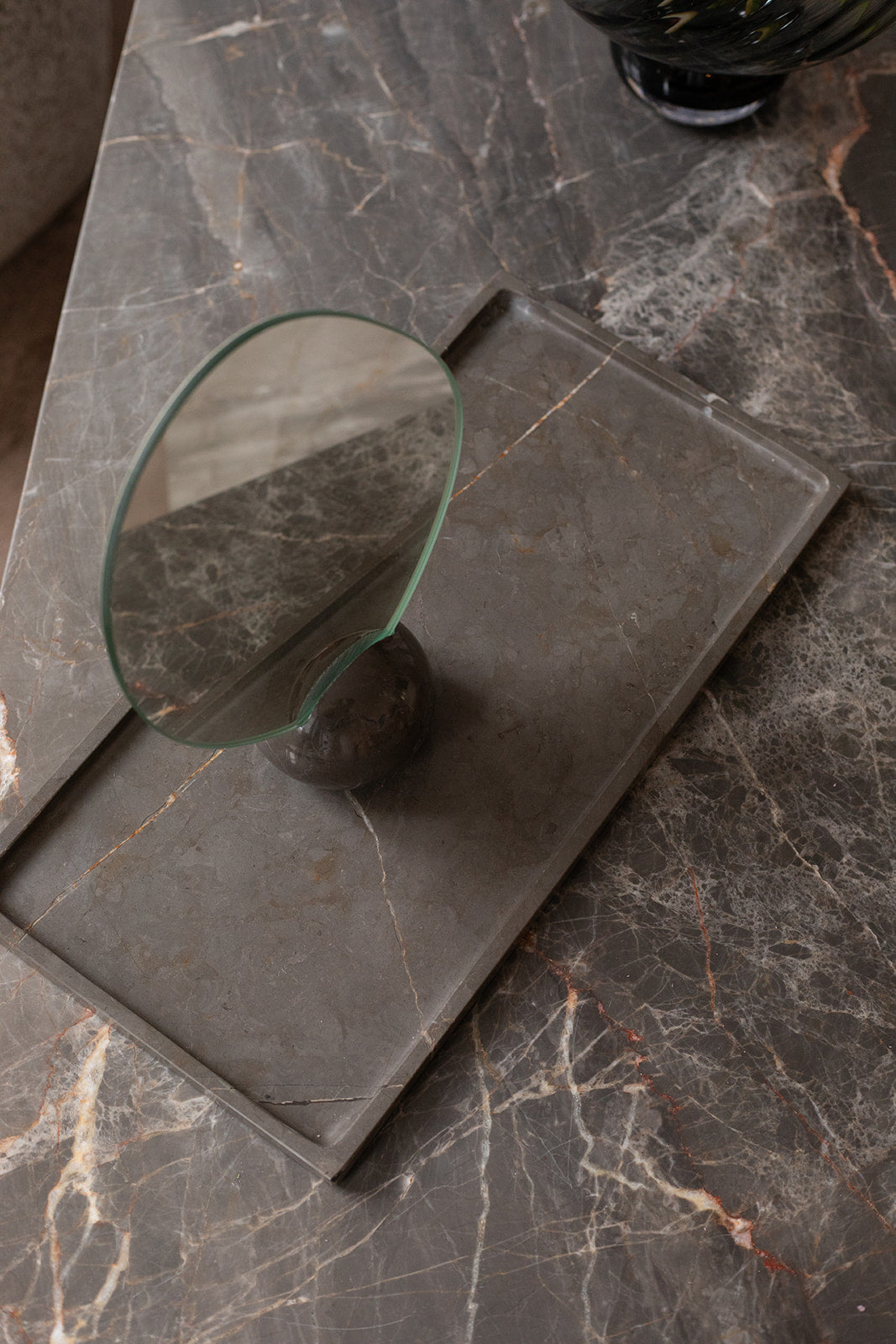 Shop looket - Asta bordspejl og bakke - Lightning