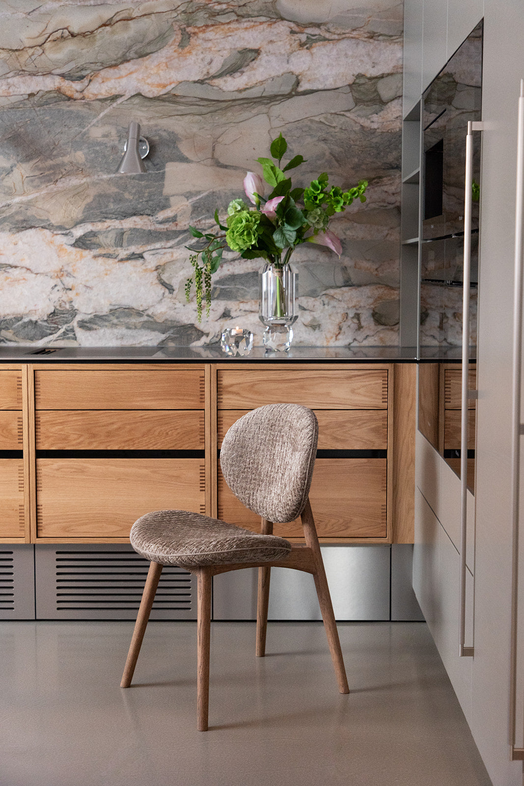 Nohr spisebordsstol - Brunolieret Eg | Caramel Teddy