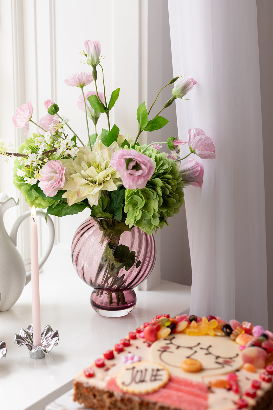 Lisianthus - lyserød