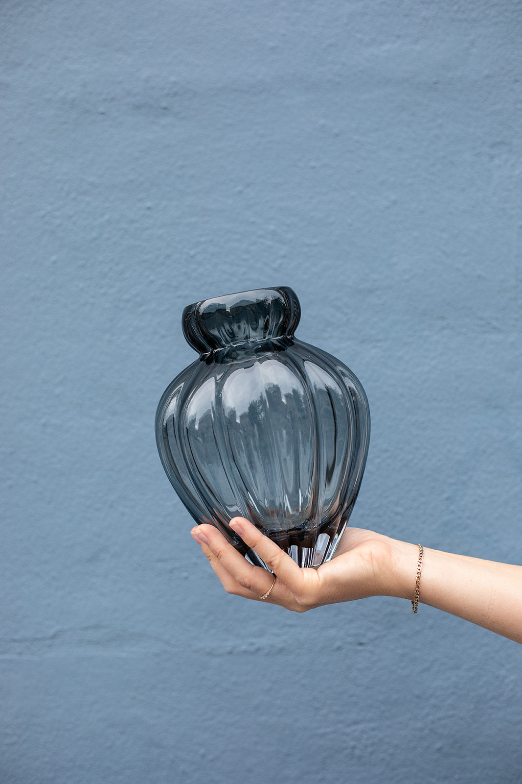 Audrey Vase - Petroleumsblå | Lille