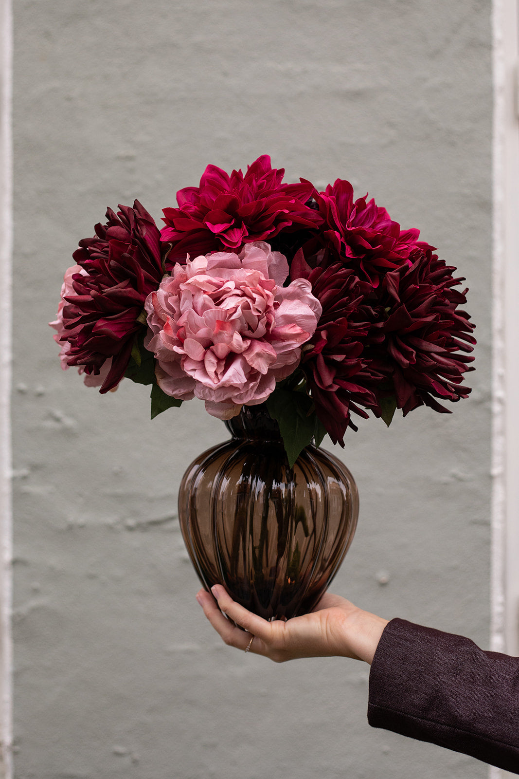 Audrey Vase - Smokey brown | Lille