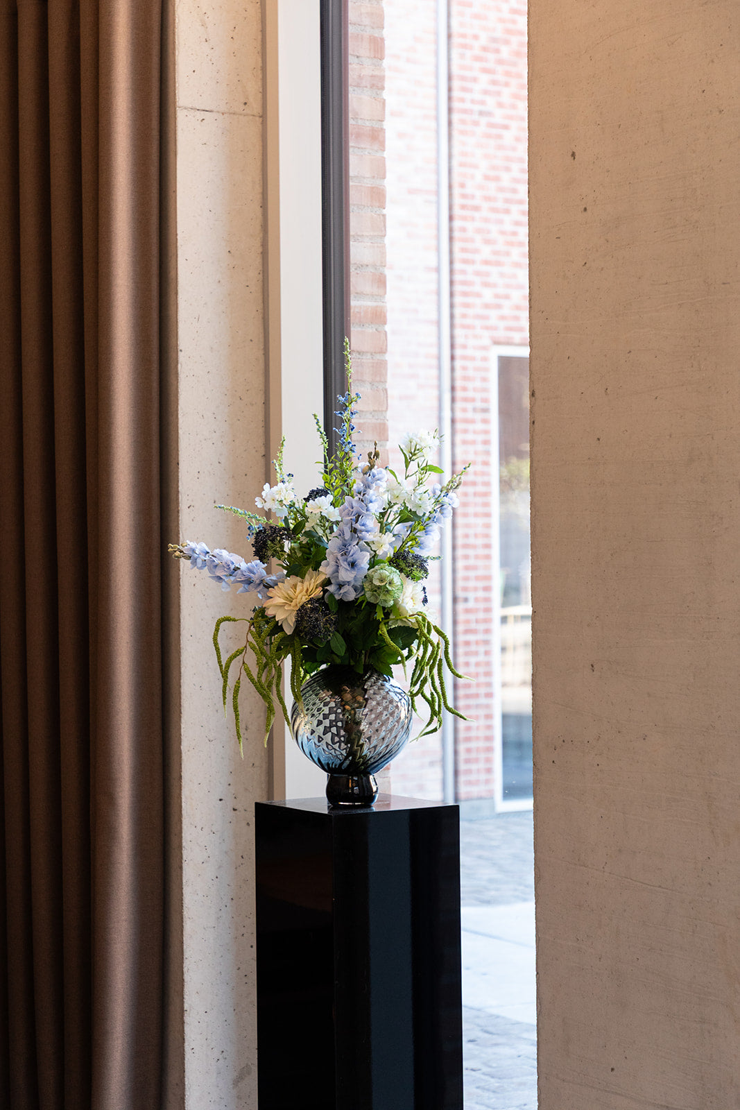 Bær Gren Kunstig Blomst - Blå