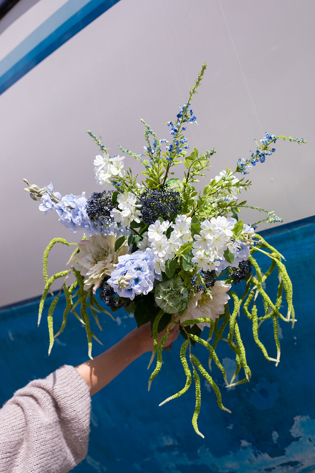 Consolida Kunstig Blomst - Blå