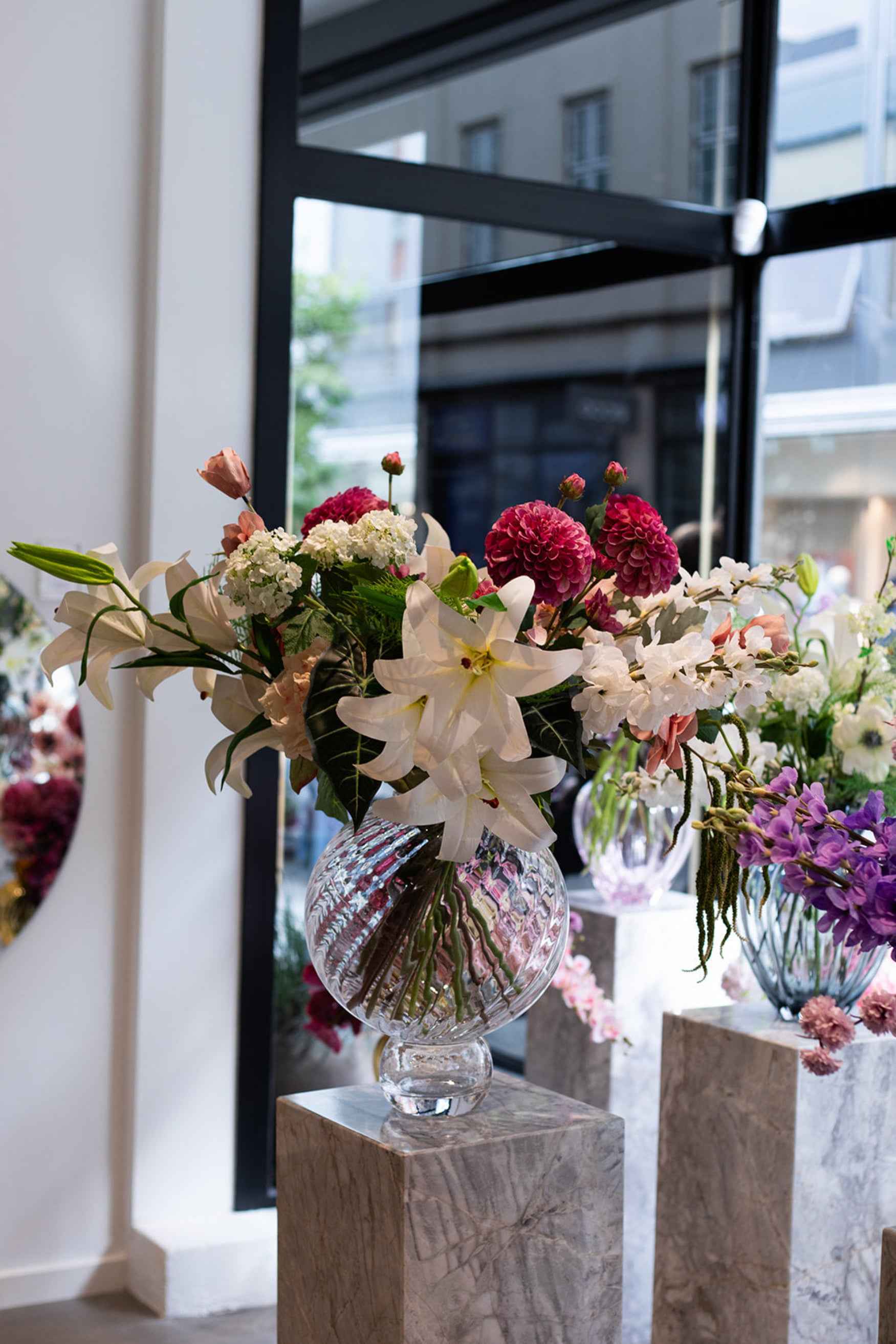 Meadow Swirl Vase - Klar | Stor