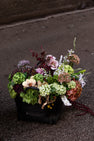 Hortensia Kunstig Blomst - brændt orange