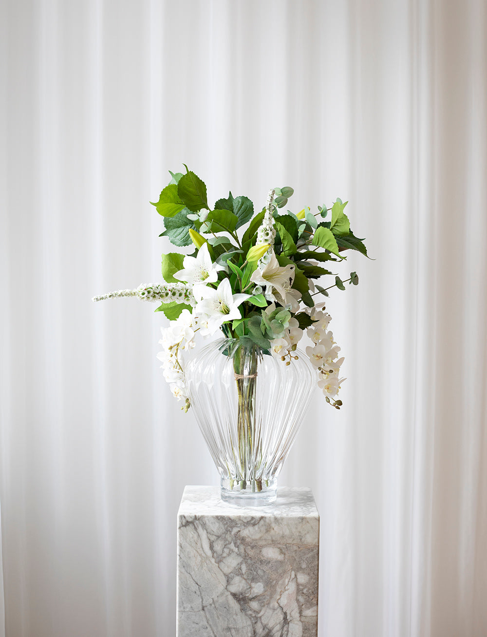 Buket hvid flora