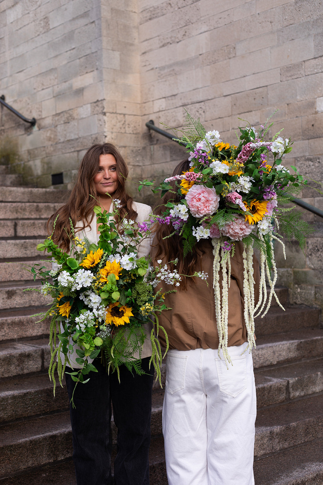 Amaranthus gren Kunstig Blomst - Hvid
