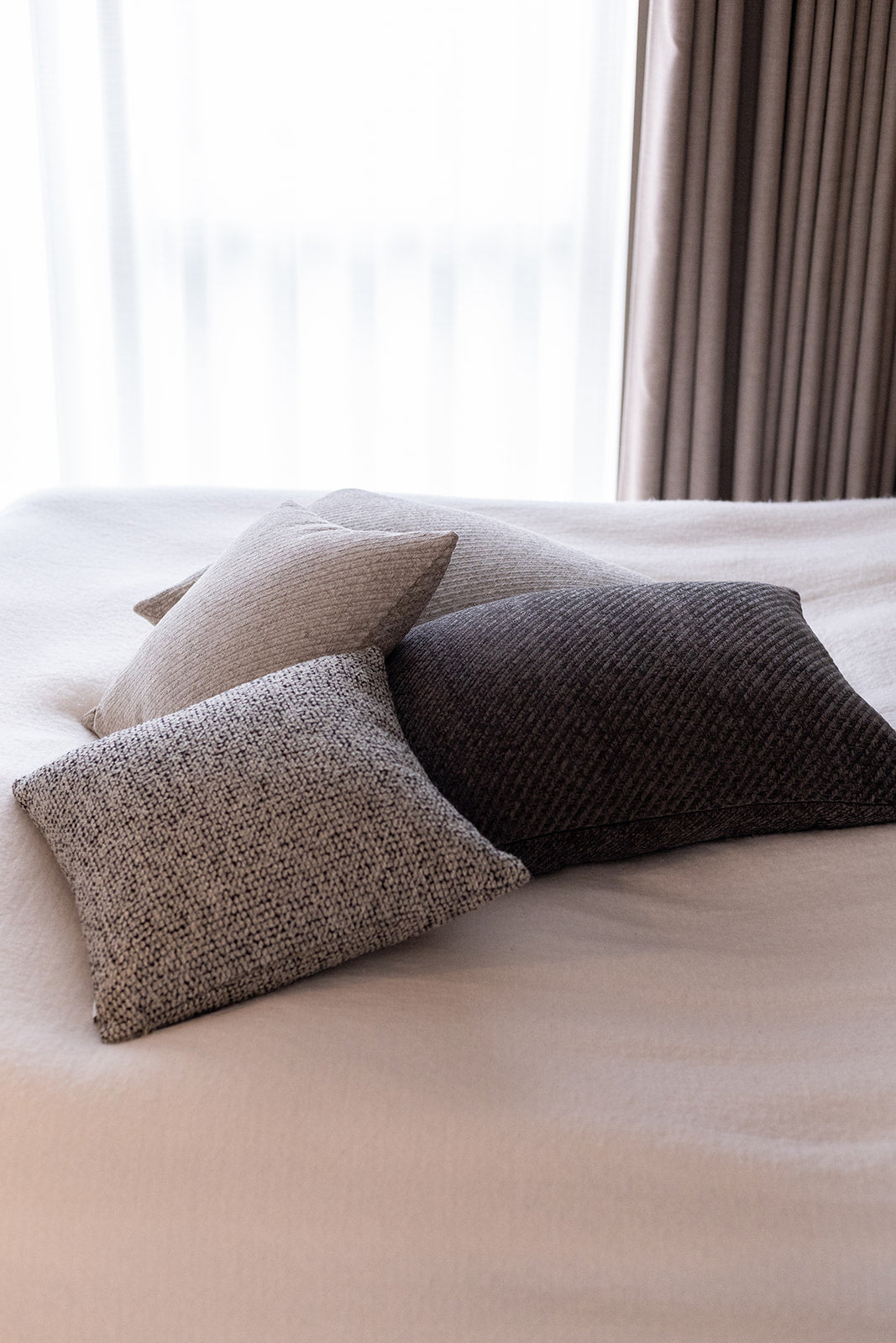 Herringbone Pillow - Cloudy Grey 50*70 cm