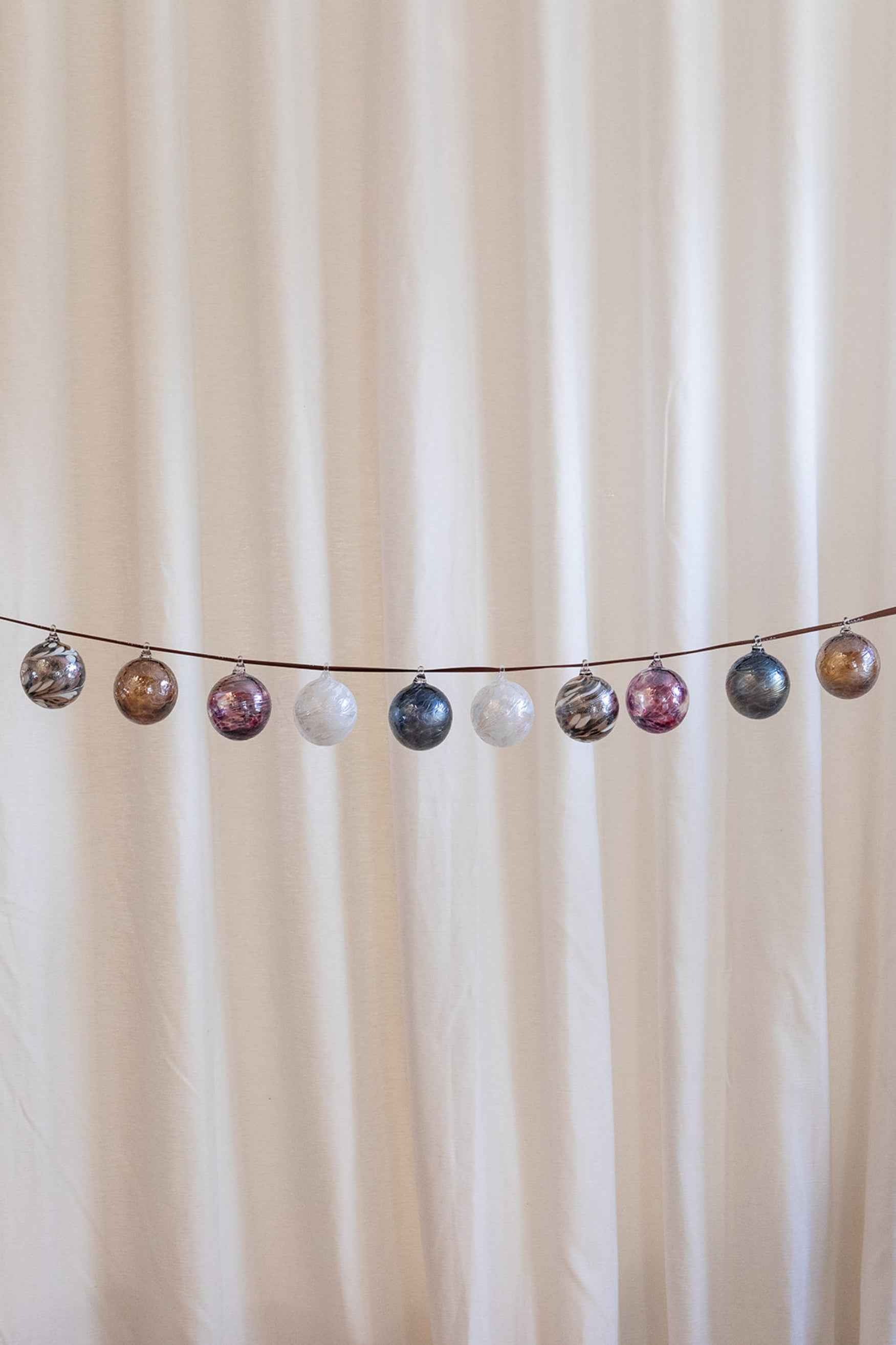 Glasdekoration - Midnight blue