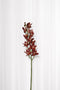 Dendrobium Kunstig Blomst - brændt orange